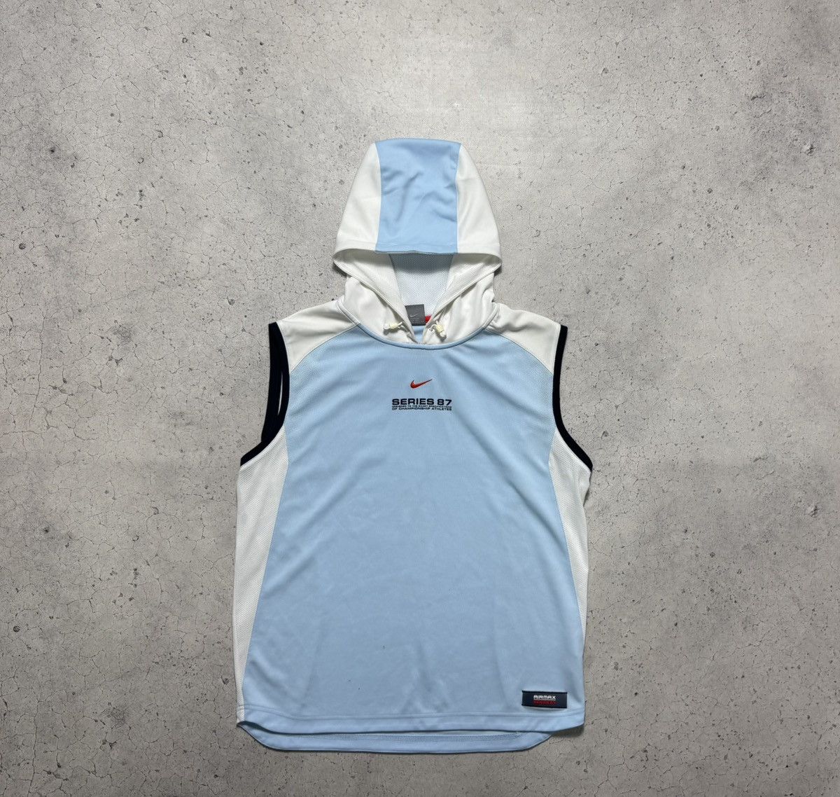 Nike Nike AirMax Vintage Hooded Vest Vintage TN Drill Size US M / EU 48-50 / 2 - 1 Thumbnail