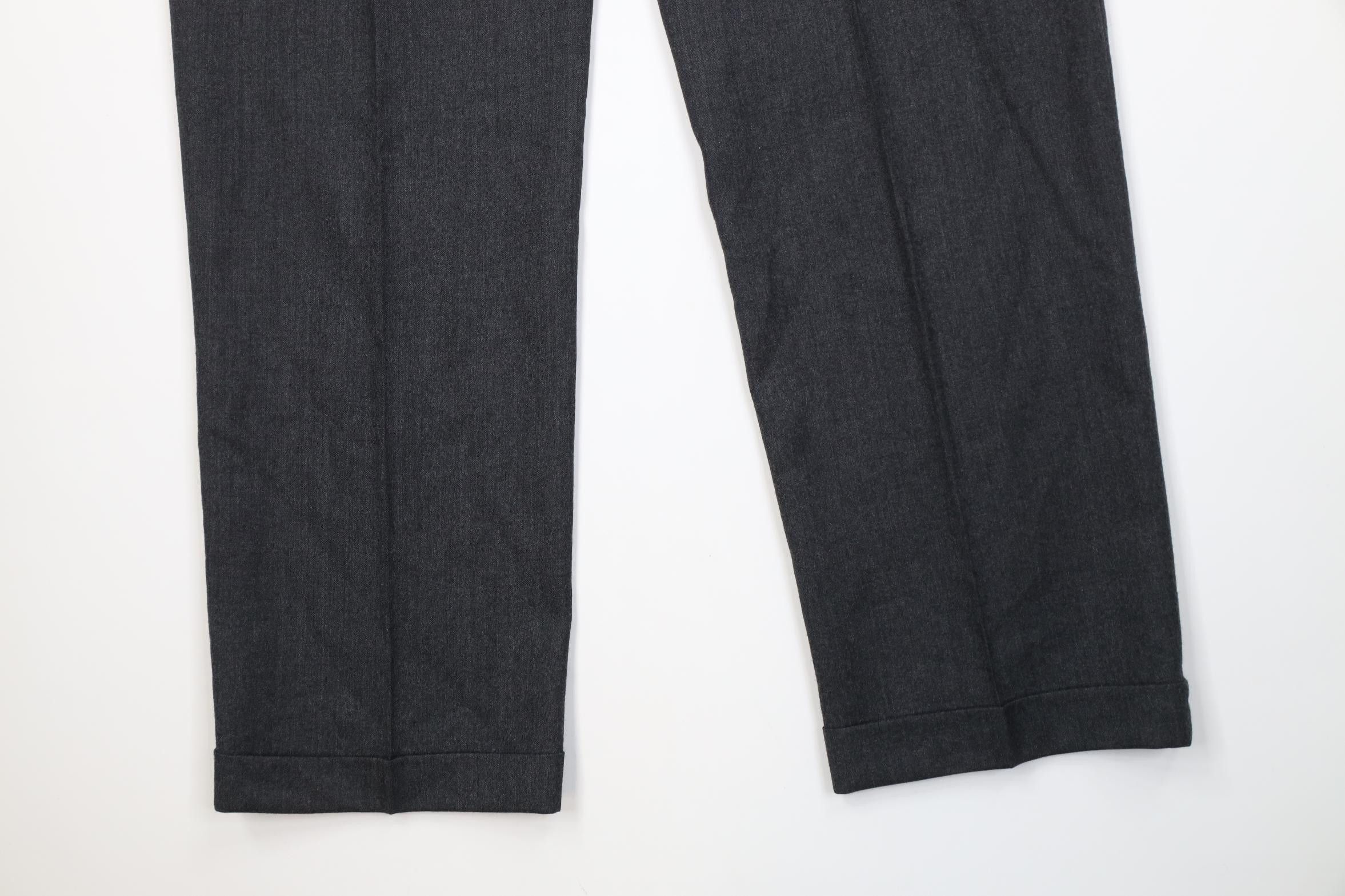 Jos. A. Bank Vintage 90s Jos A Bank Wide Leg Chino Pants Charcoal USA Size US 36 / EU 52 - 13 Thumbnail