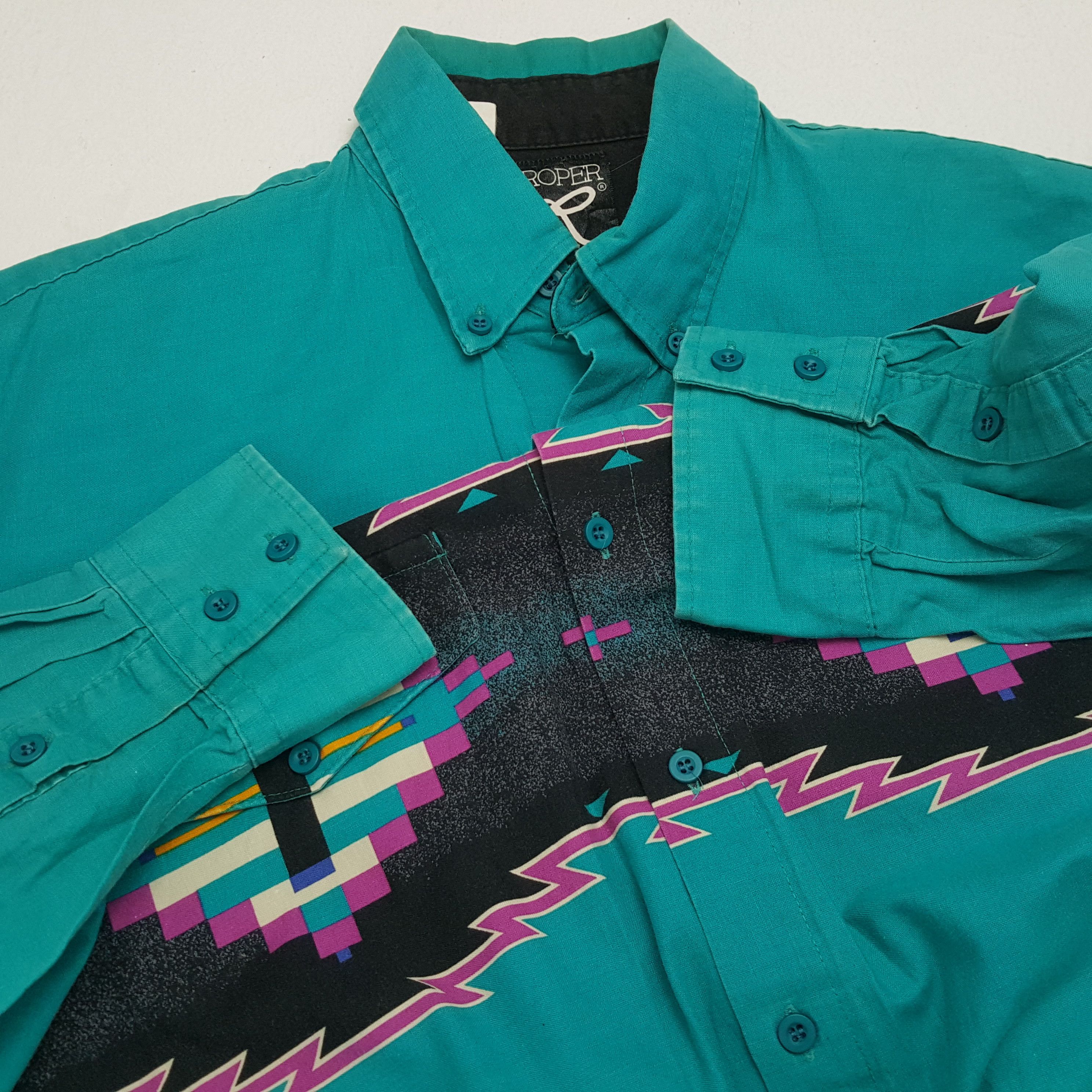 Roper × Vintage Vintage ROPER American Western Style Long Sleeve Shirts Size US M / EU 48-50 / 2 - 7 Thumbnail
