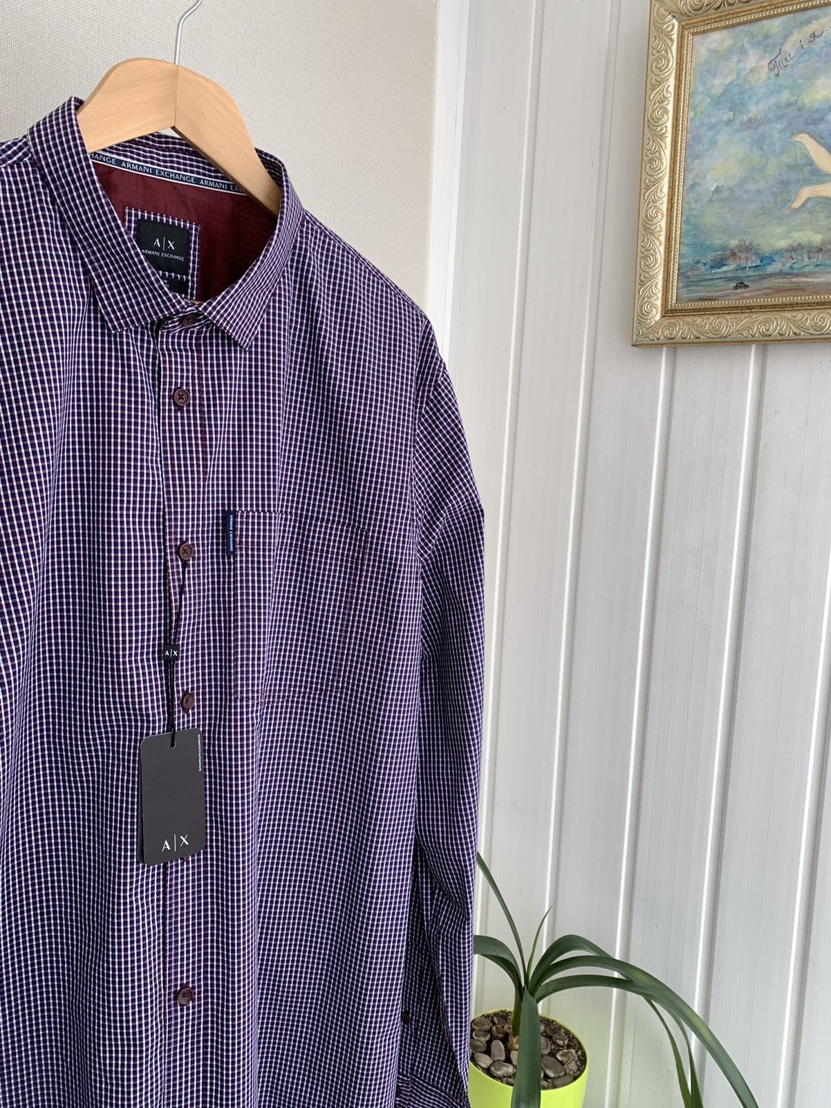 Giorgio Armani ARMANI EXCHANGE Long Sleeve Button Shirt Mens Size XXL Size US XXL / EU 58 / 5 - 3 Thumbnail