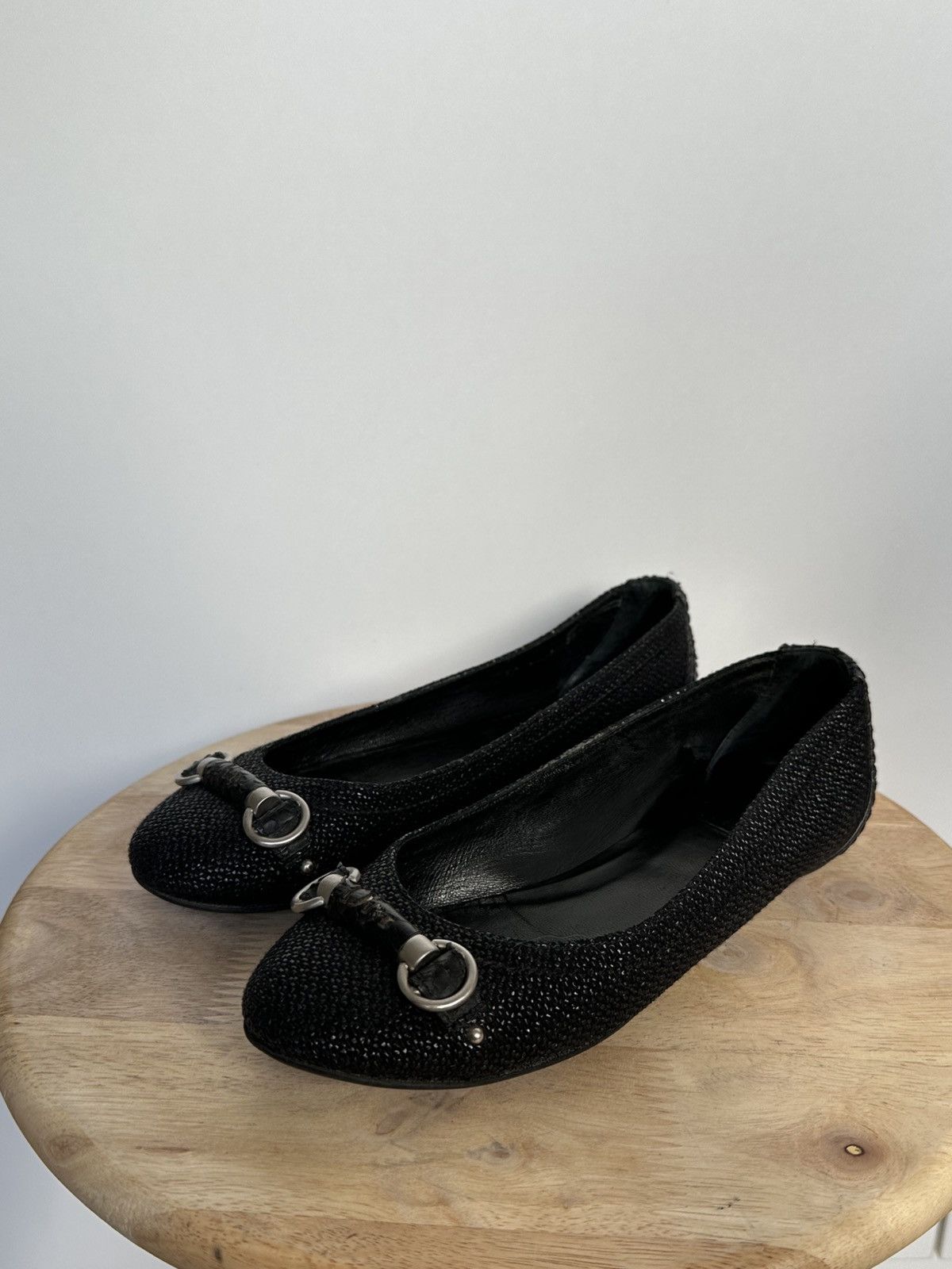 Dior Dior leather cloth ballet flats Size US 6 / IT 36 - 1 Thumbnail