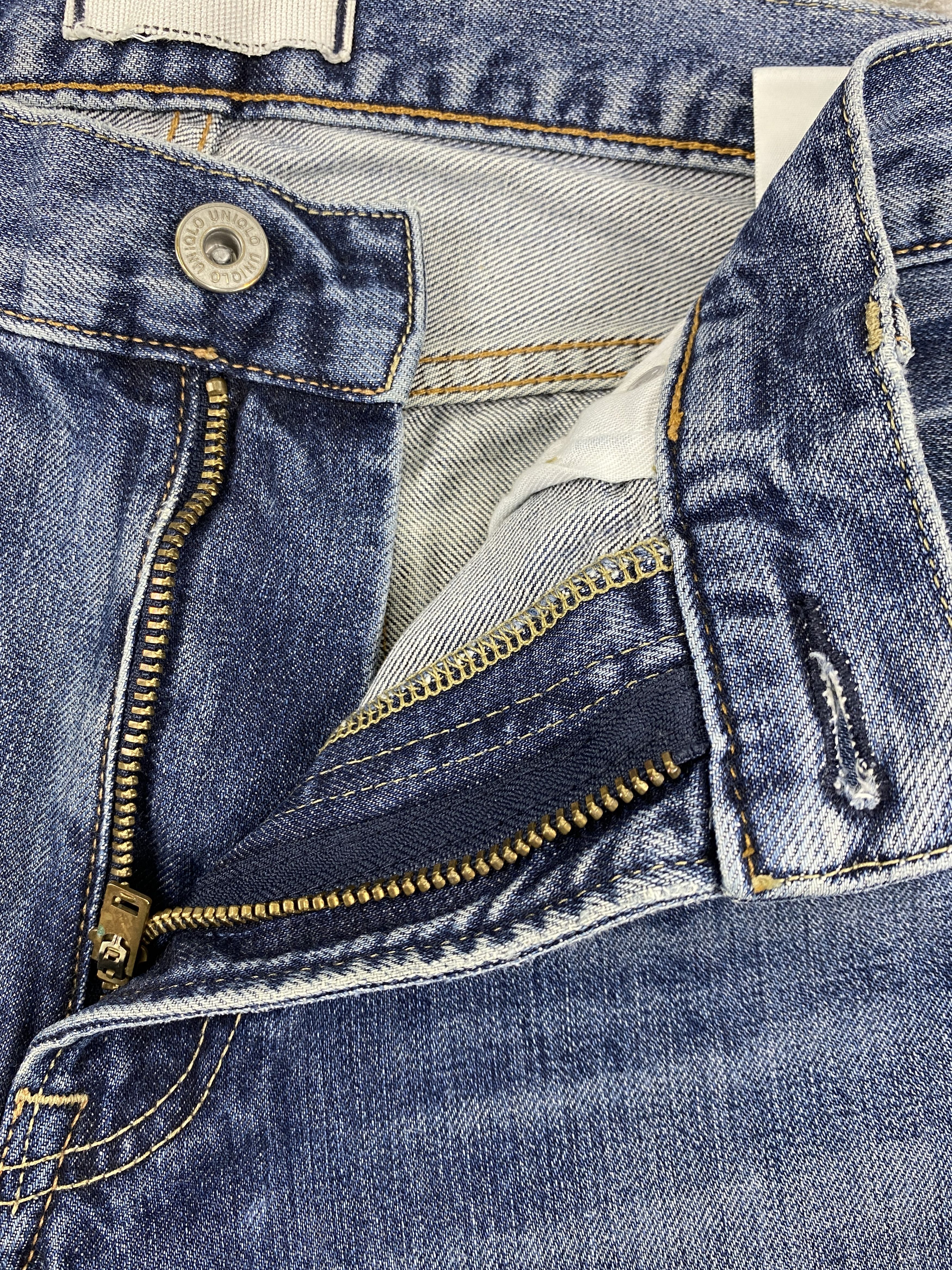 Japanese Brand Redline Distressed Vintage Uniqlo Jeans 31x32 Denim- JN3556 Size US 31 - 7 Thumbnail