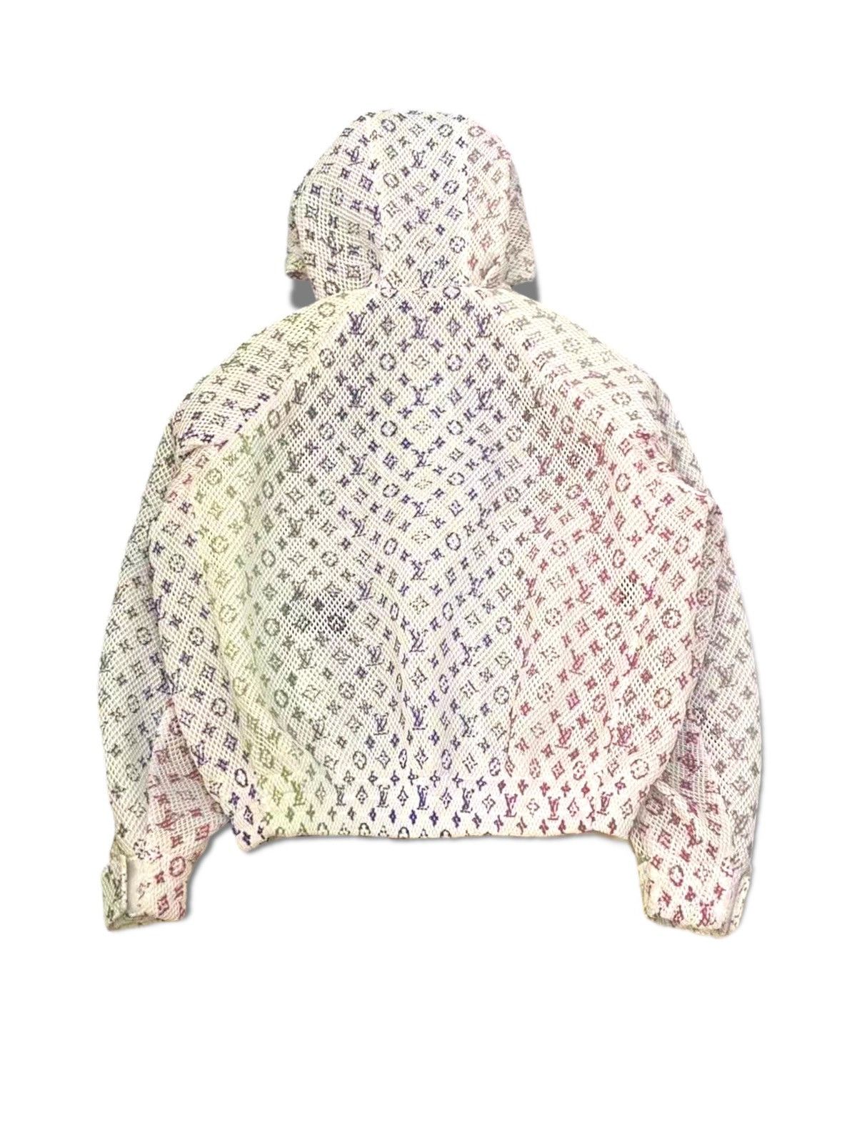 Louis Vuitton Louis Vuitton 46 Gradient White Monogram Mesh Jacket Hoodie Size US S / EU 44-46 / 1 - 2 Thumbnail