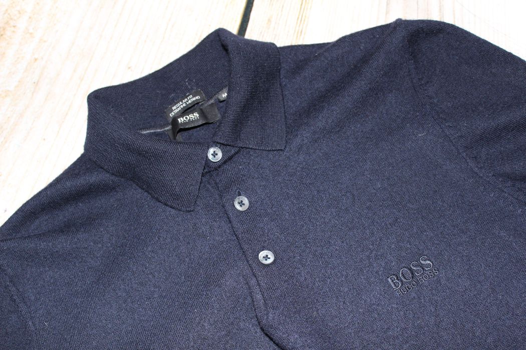 Hugo boss merino wool clearance polo