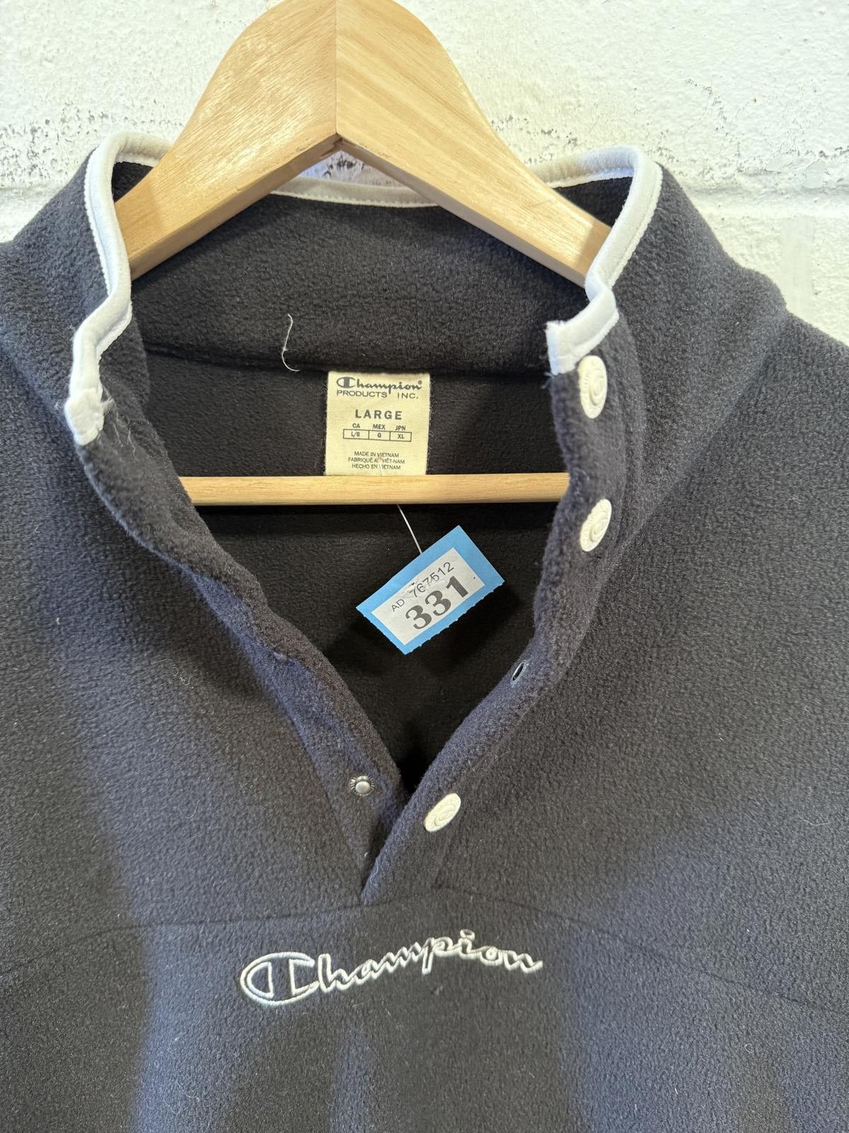 Champion Champion Men's Large Fleece Pullover Sweatshirt Size US L / EU 52-54 / 3 - 3 Thumbnail