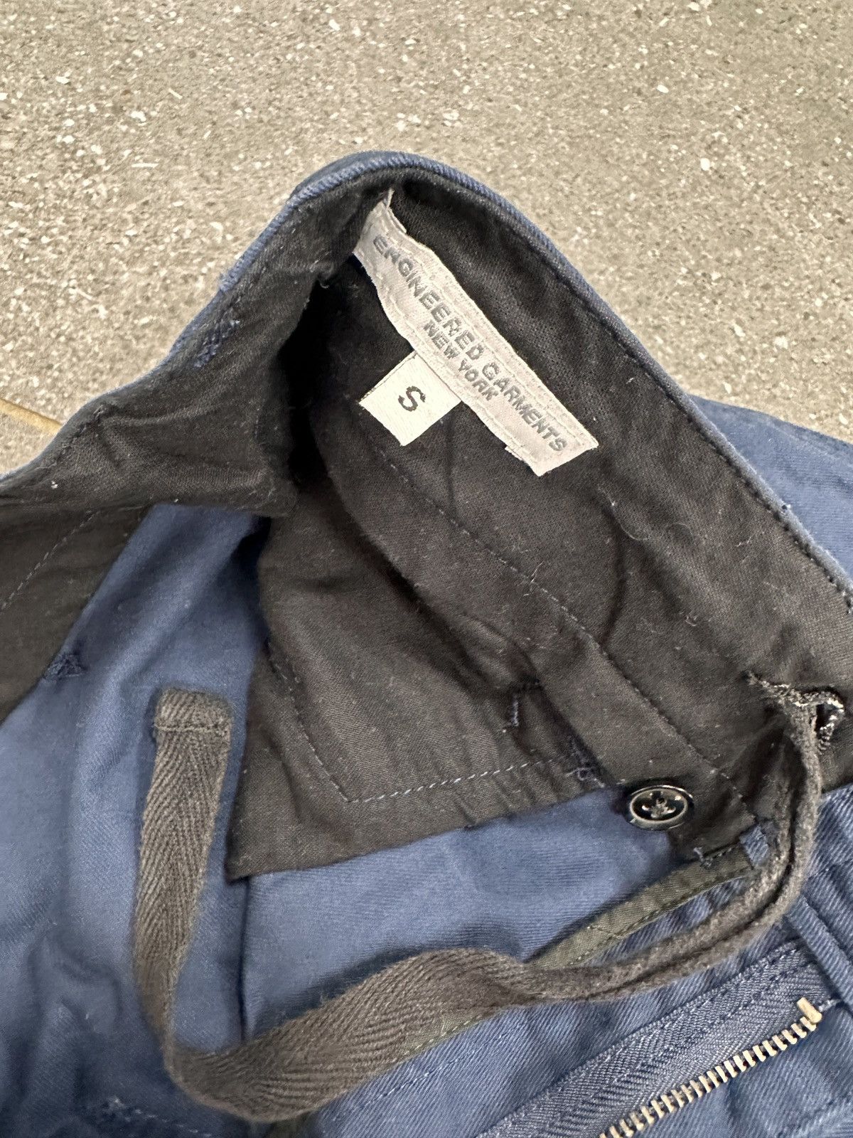 Engineered Garments Engineered Garments Cotton Cordlane Groundpant, Navy Size US 31 - 3 Thumbnail