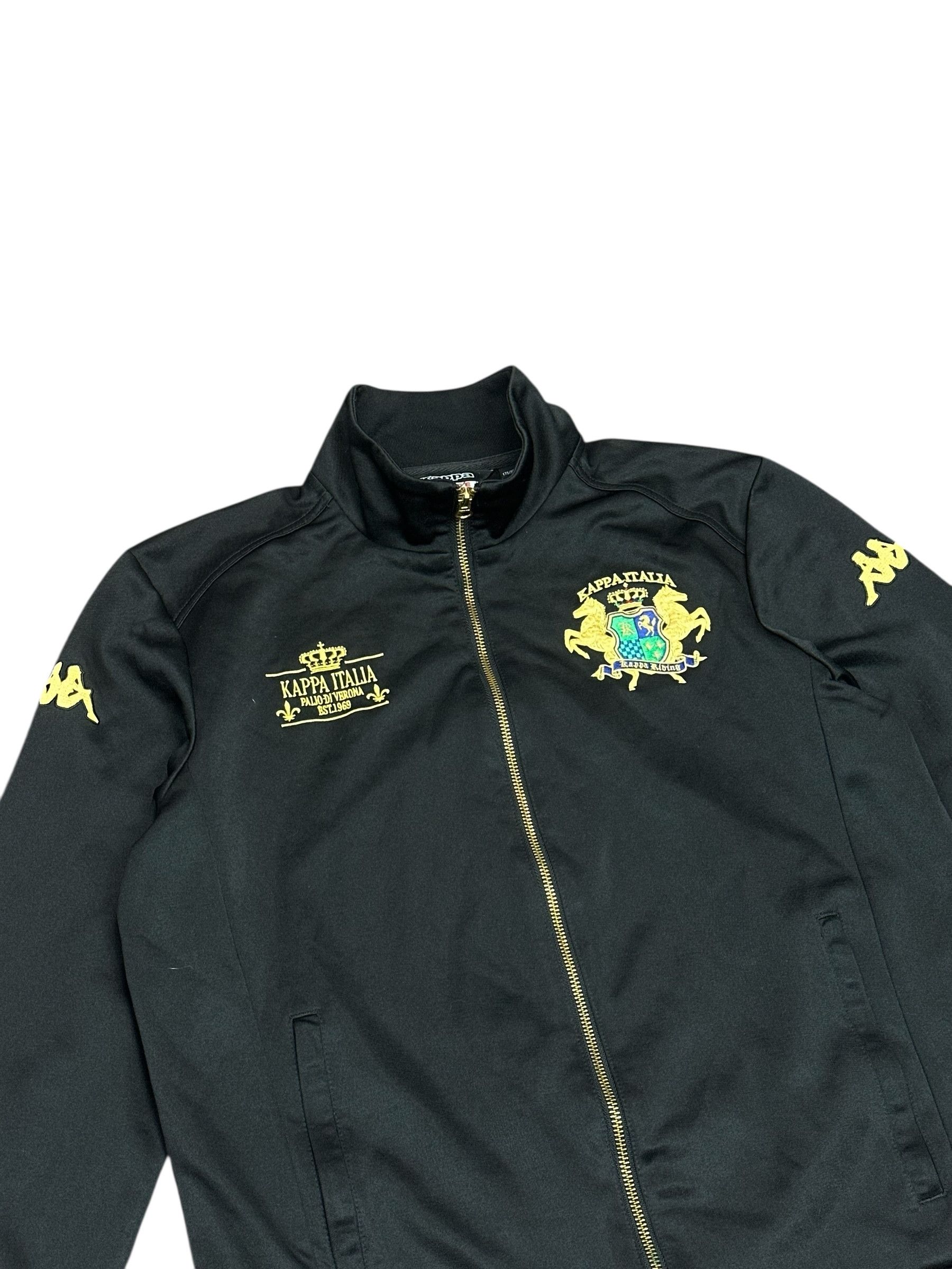 Kappa Kappa Italia black gold track top jacket Size L / US 10 / IT 46 - 3 Thumbnail