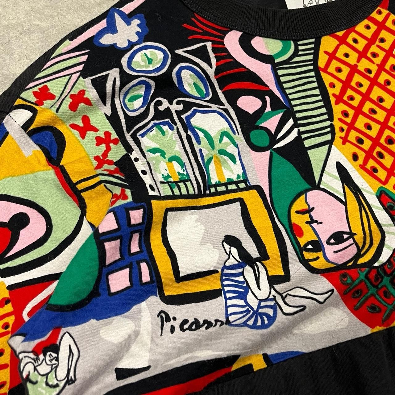Vintage Vintage Picasso Aop Shirt Size US L / EU 52-54 / 3 - 2 Thumbnail