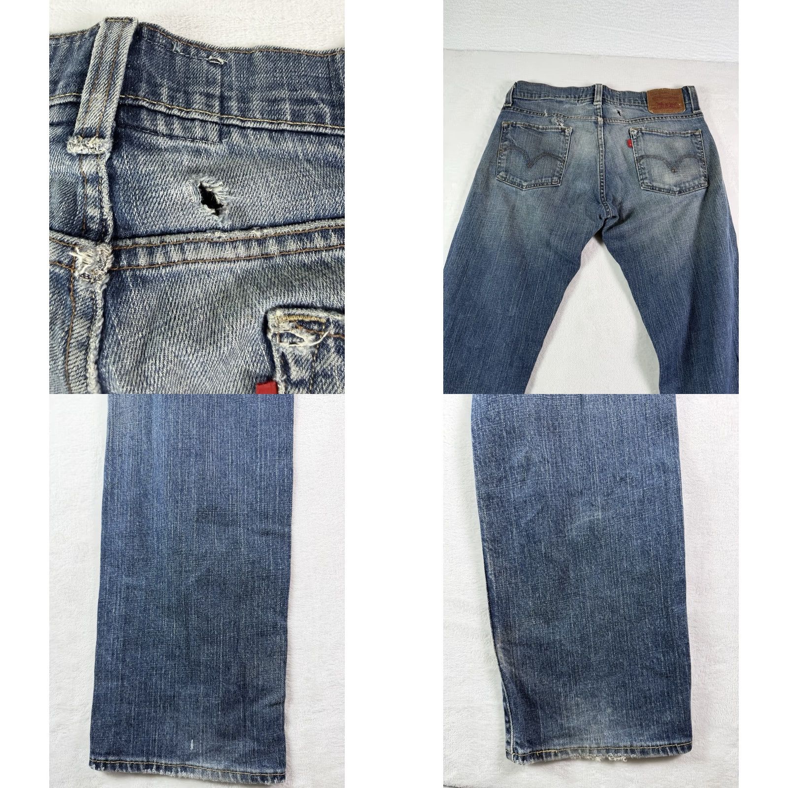 Levi's VINTAGE Levi's 511 Jeans Men Skinny 33x32 Blue Regular Fit Zip Size US 33 - 9 Thumbnail
