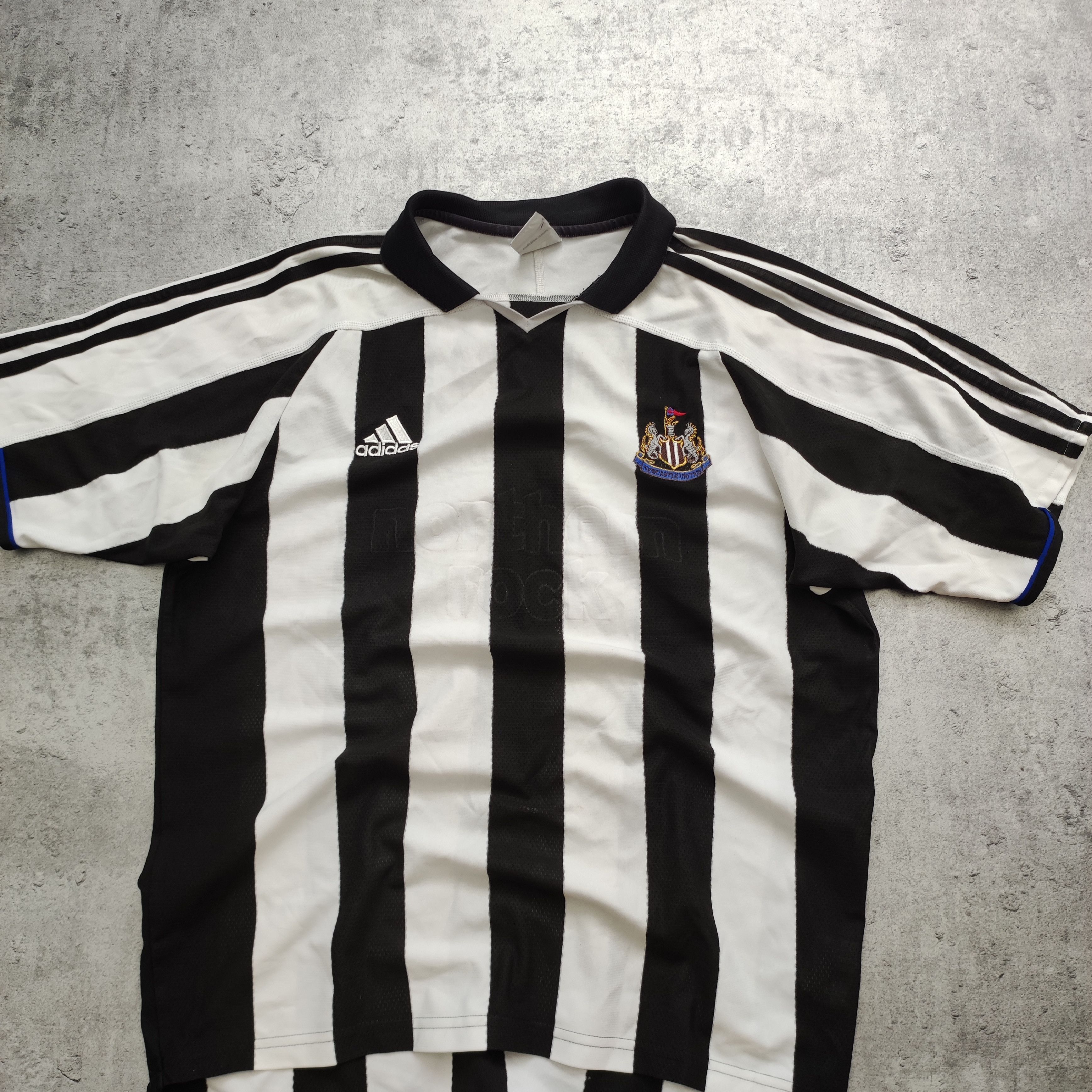 Adidas × Vintage RARE 2003 Adidas x Newcastle United Retro Football Jersey Size US M / EU 48-50 / 2 - 2 Thumbnail