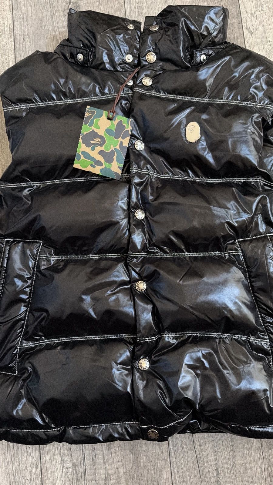 Bape bape vest debossed nylon down Size US M / EU 48-50 / 2 - 5 Thumbnail