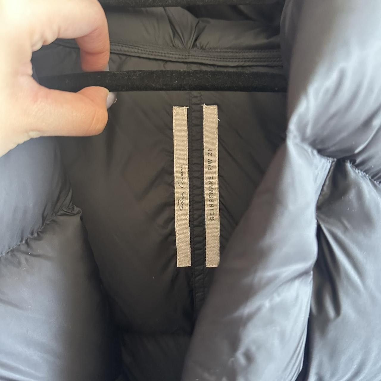 Rick Owens rick owens ‘black LS liner down coat' Size US M / EU 48-50 / 2 - 2 Thumbnail