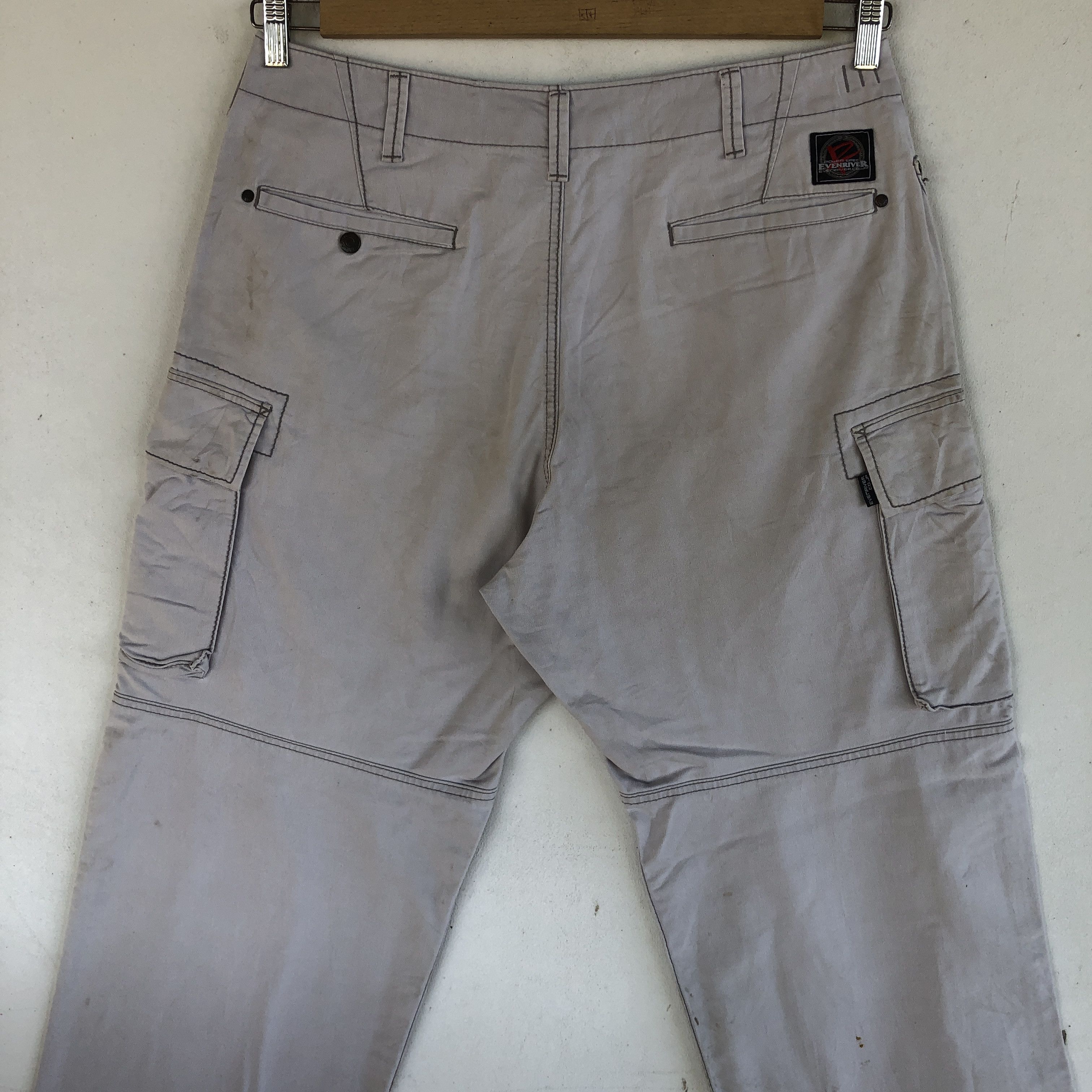 Japanese Brand Vintage Japanese Cargo Pants Multi Pocket Bondage Trousers Size US 36 / EU 52 - 4 Thumbnail