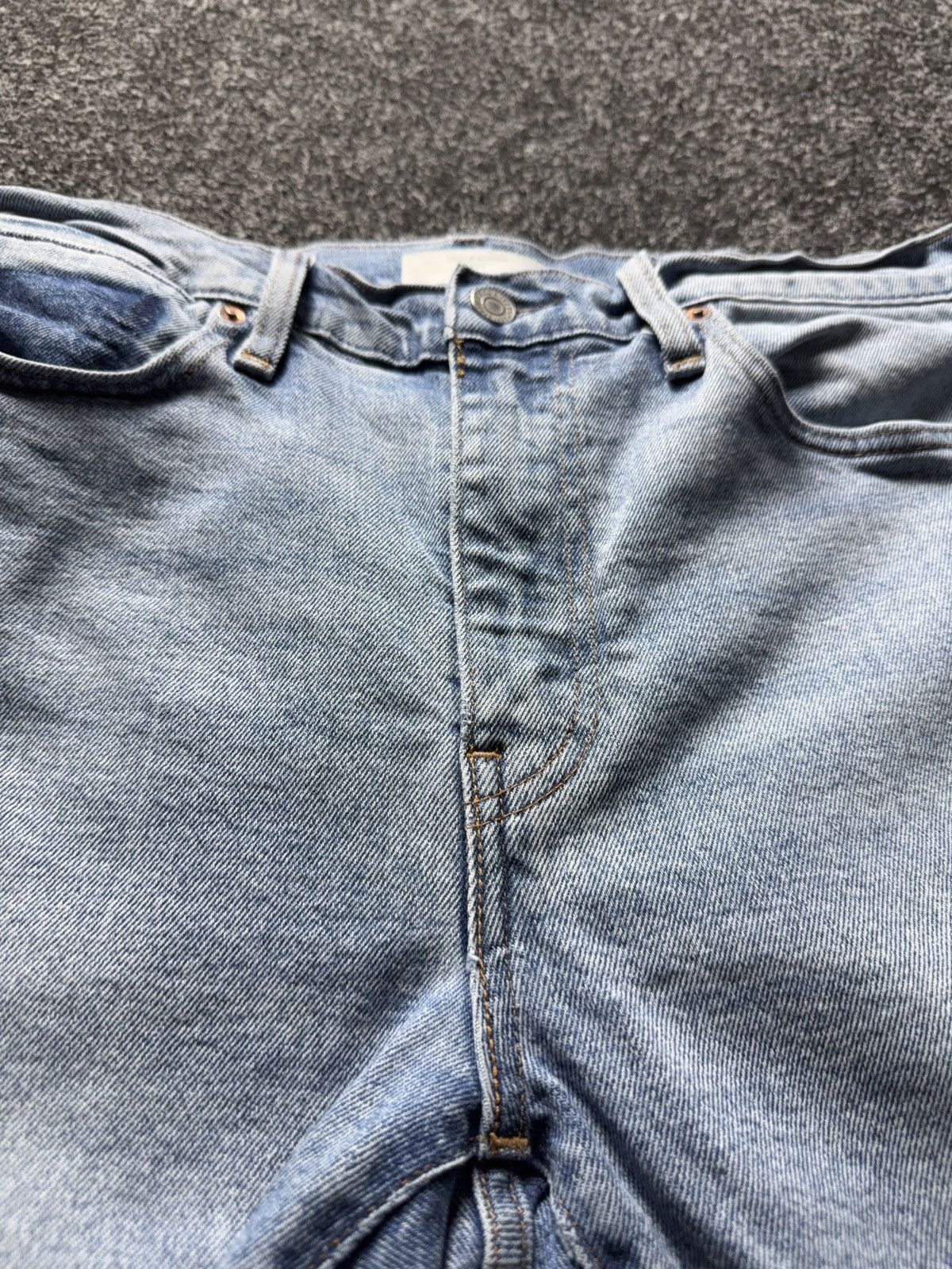 Levi's 00s Y2K Levi’s Altered 510 Skinny Jeans Light Wash Raw Hem Size US 34 / EU 50 - 12 Thumbnail