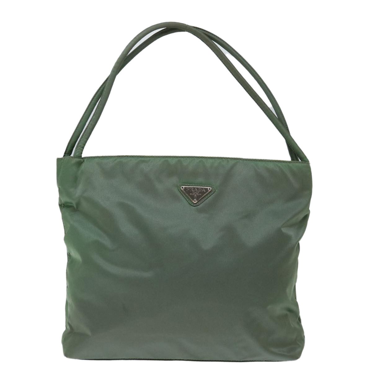 Prada Khaki Synthetic Handbag (Pre-Owned) Size ONE SIZE - 1 Thumbnail