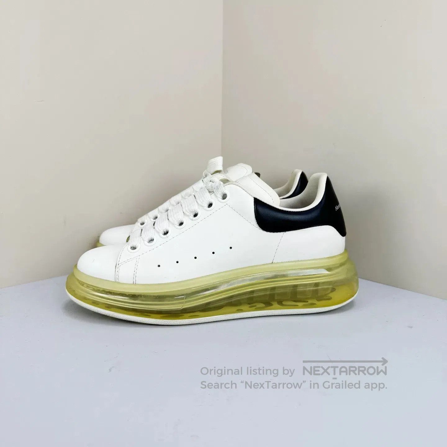 Alexander McQueen Alexander McQueen Black Platform Sneakers. Size US 6 / IT 36 - 1 Thumbnail