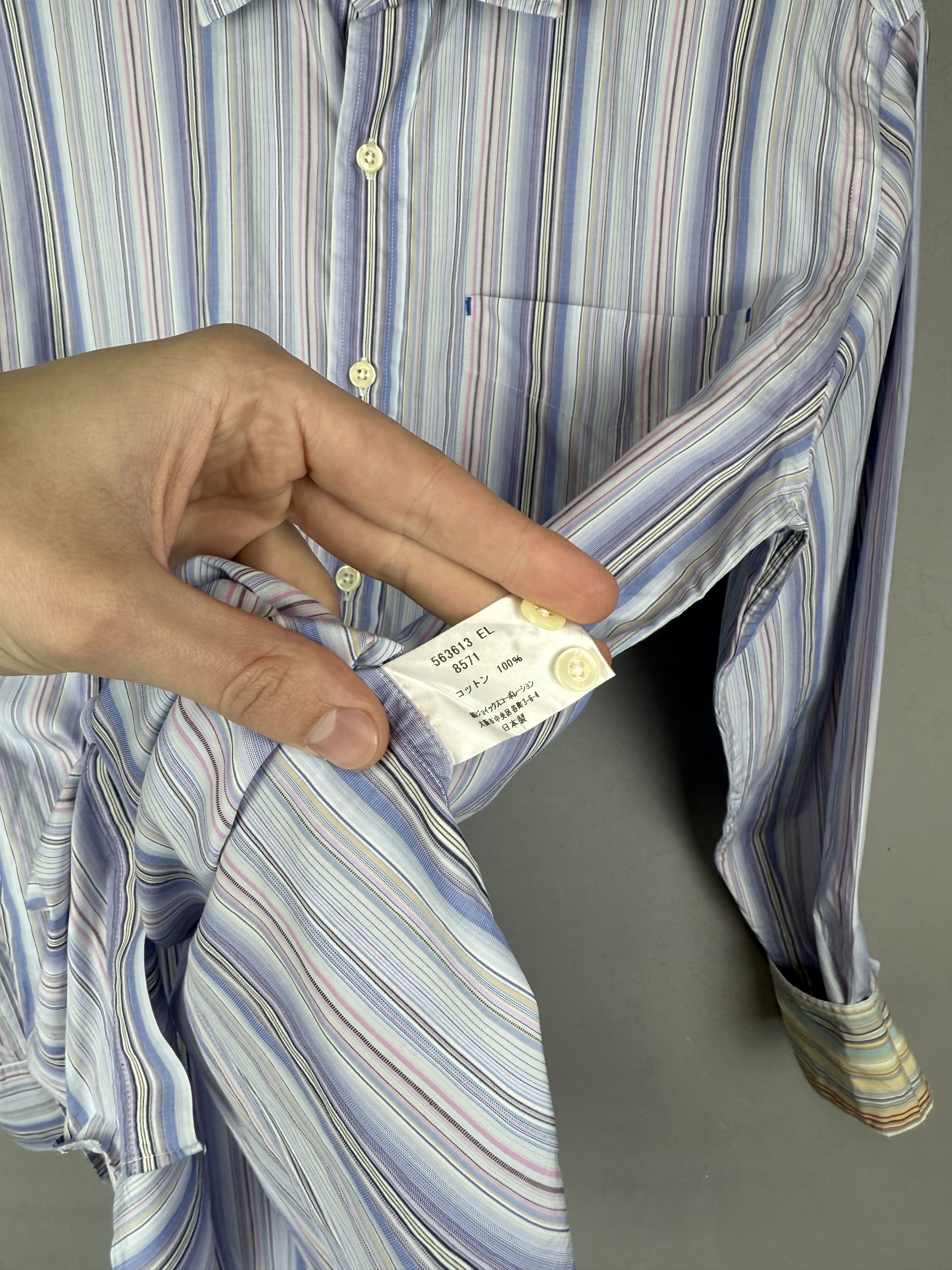 Paul Smith Paul Smith Striped Shirt Long Sleeve Multicolour Flannel Size US L / EU 52-54 / 3 - 8 Thumbnail