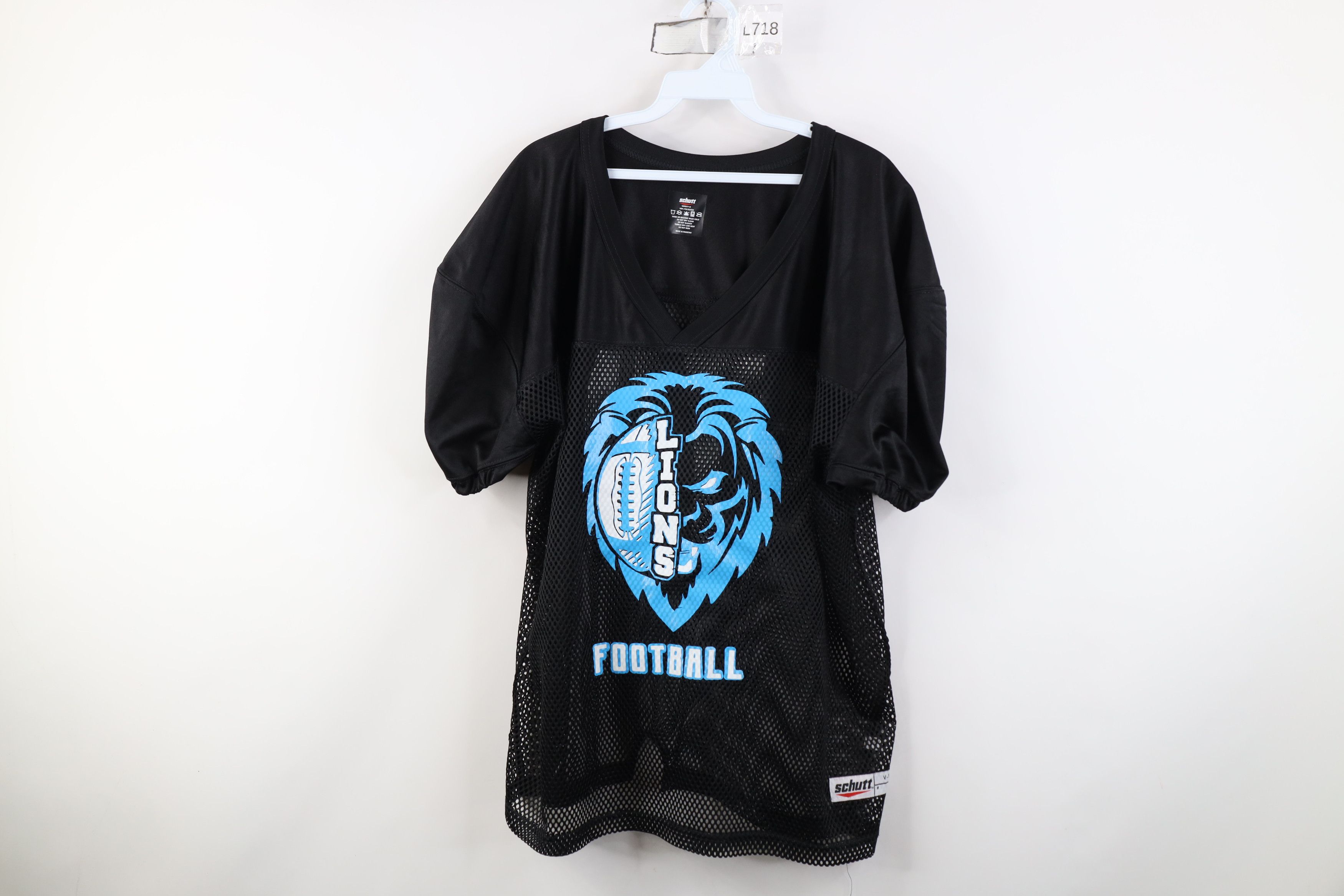 Vintage Vintage Y2K Mesh Detroit Lions Football Jersey Black #70 Size US M / EU 48-50 / 2 - 1 Thumbnail
