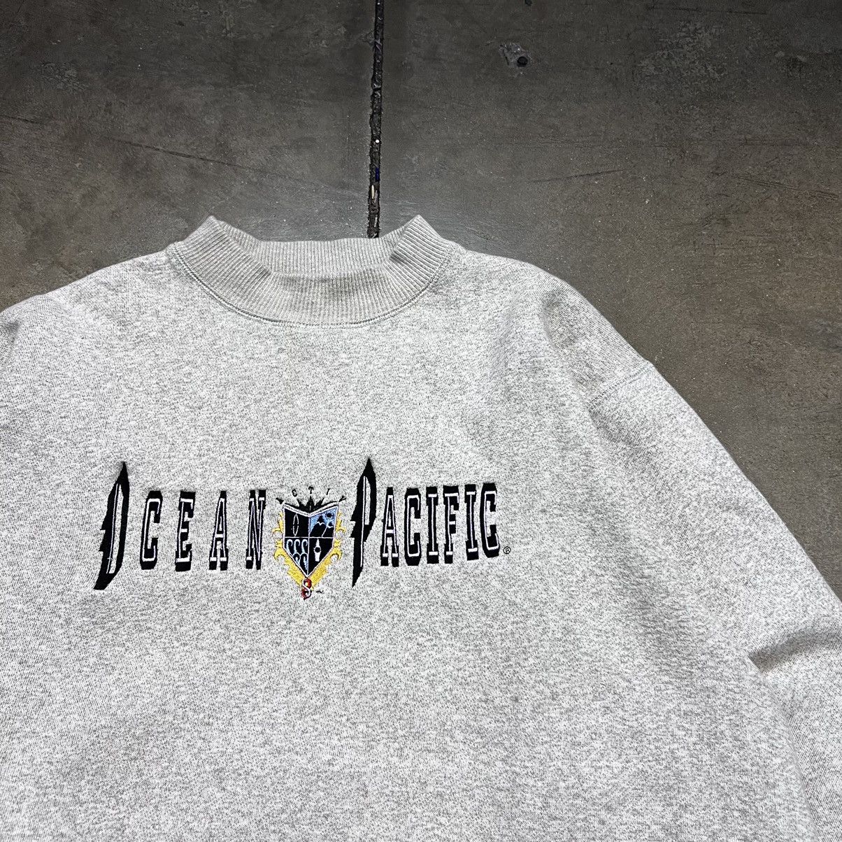 Ocean Pacific × Vintage Vintage 90s Y2K Ocean Pacific Crewneck Sweatshirt Surf Size US L / EU 52-54 / 3 - 3 Thumbnail