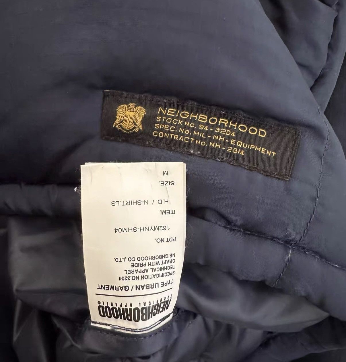 Neighborhood Neighborhood H.D. N-SHIRT LS Down jacket / coat Size US M / EU 48-50 / 2 - 5 Thumbnail