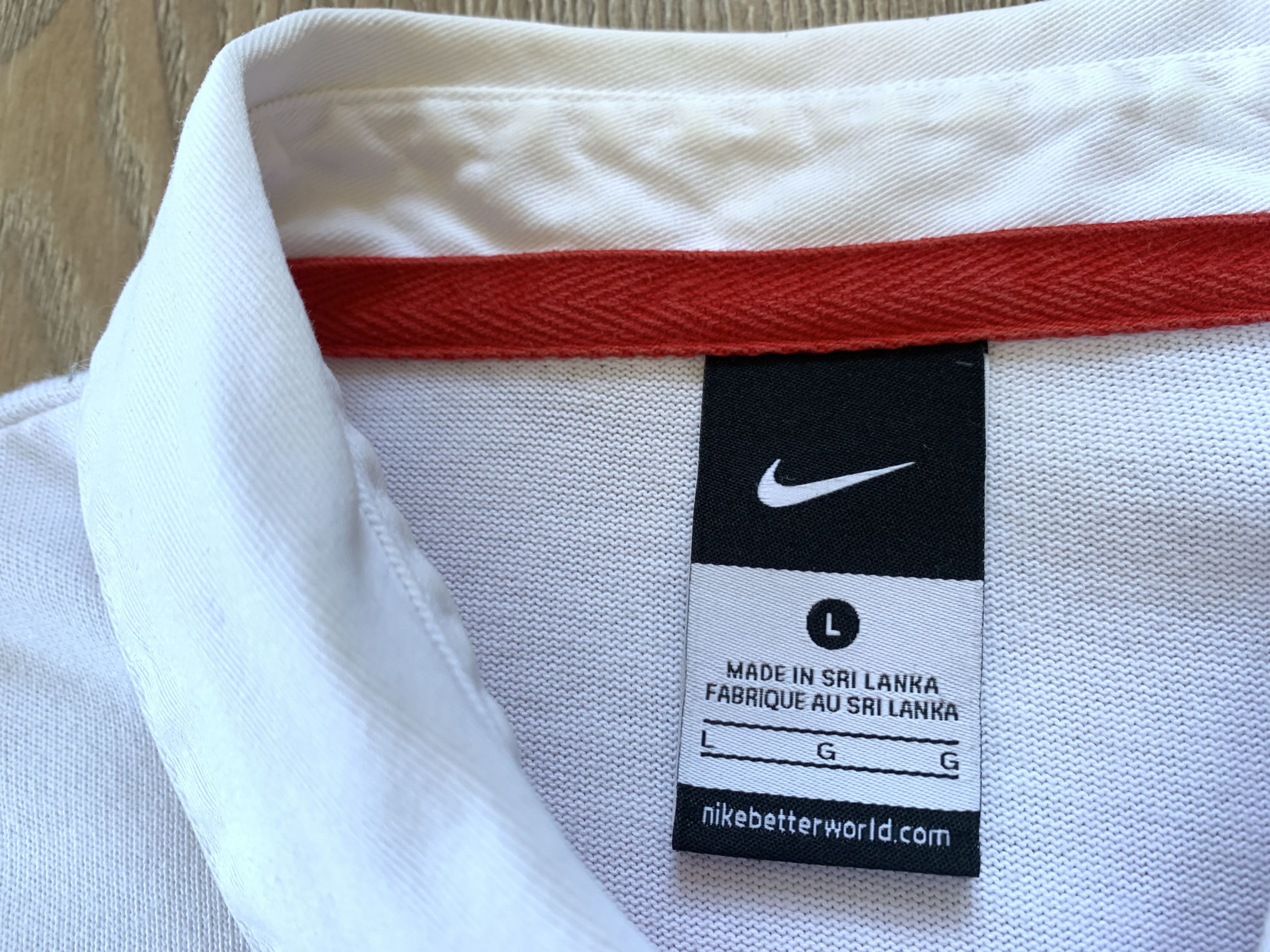 Nike × Vintage Nike England O2 Long Sleeve Cotton Rugby Jersey Size US L / EU 52-54 / 3 - 7 Thumbnail