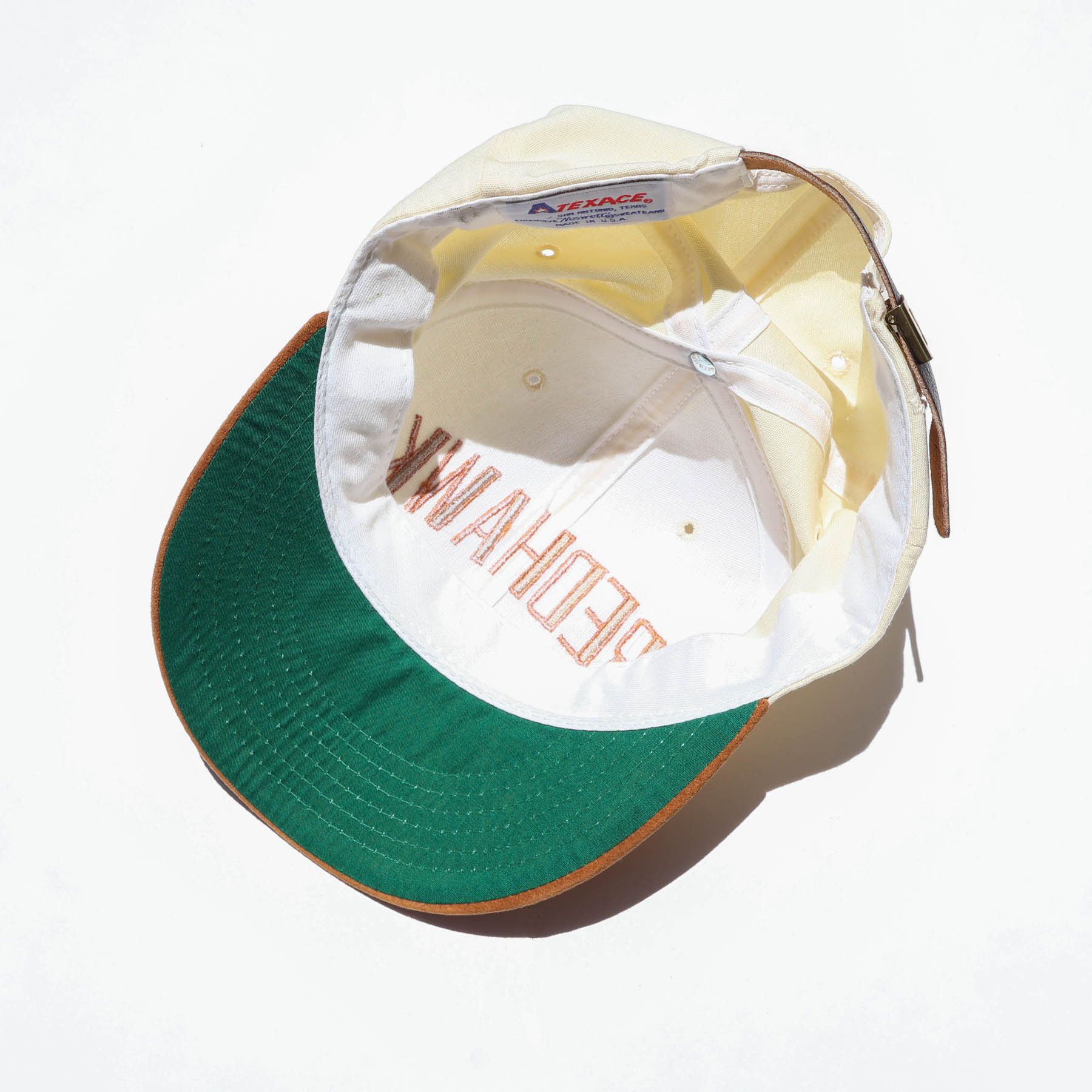 Vintage FINAL DROP! VTG 80's Redhawk Green Underbrim Hat USA Made Size ONE SIZE - 4 Thumbnail