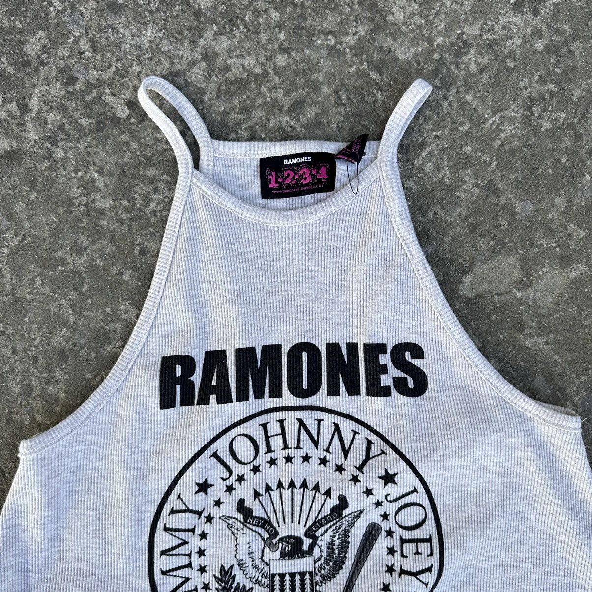 Band Tees × Vintage Vintage Tank Top Ramones Sleeveless Band Rock Y2K 00s Size M / US 6-8 / IT 42-44 - 6 Thumbnail