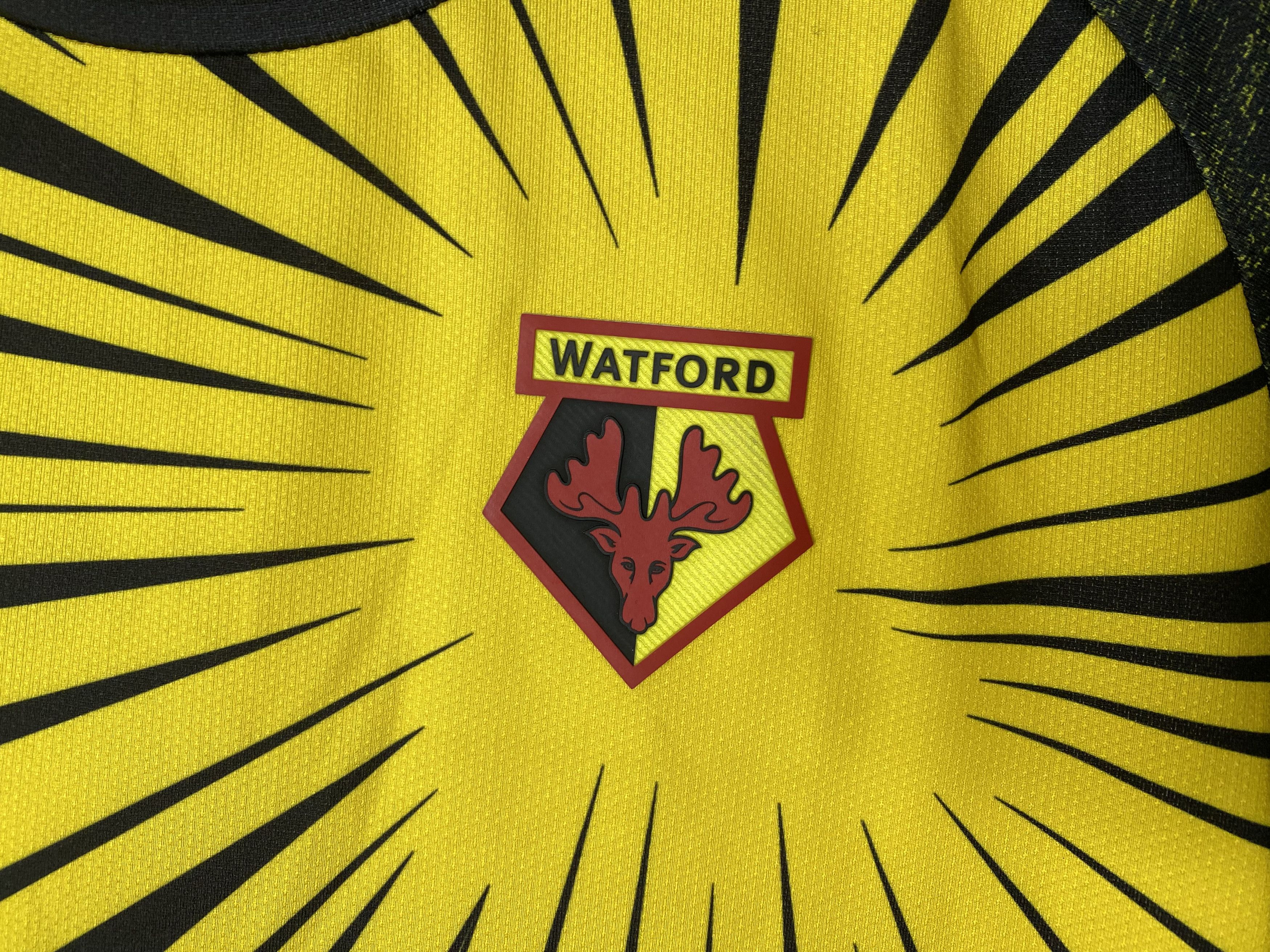 Nike WATFORD 2020 2021 HOME FOOTBALL SHIRT SOCCER JERSEY KELME Size US XS / EU 42 / 0 - 4 Thumbnail