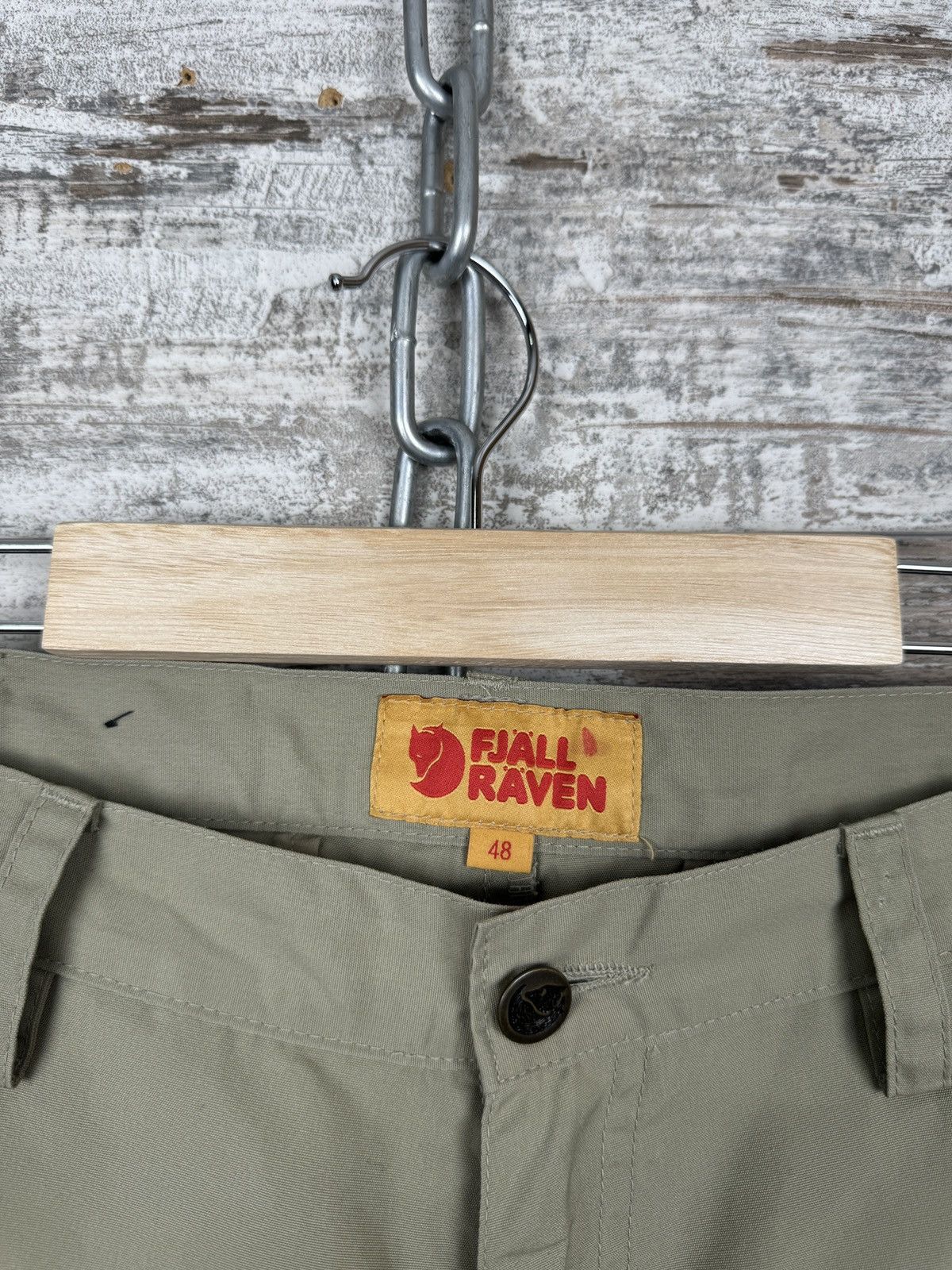 Fjallraven Mens Vintage FjallRaven g1000 cargo pants waxed Size US 30 / EU 46 - 6 Thumbnail