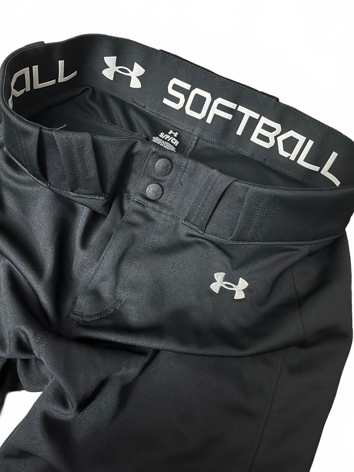 Other Under Armour Softball Pants Small Black Stretch Athletic Size ONE SIZE - 1 Thumbnail