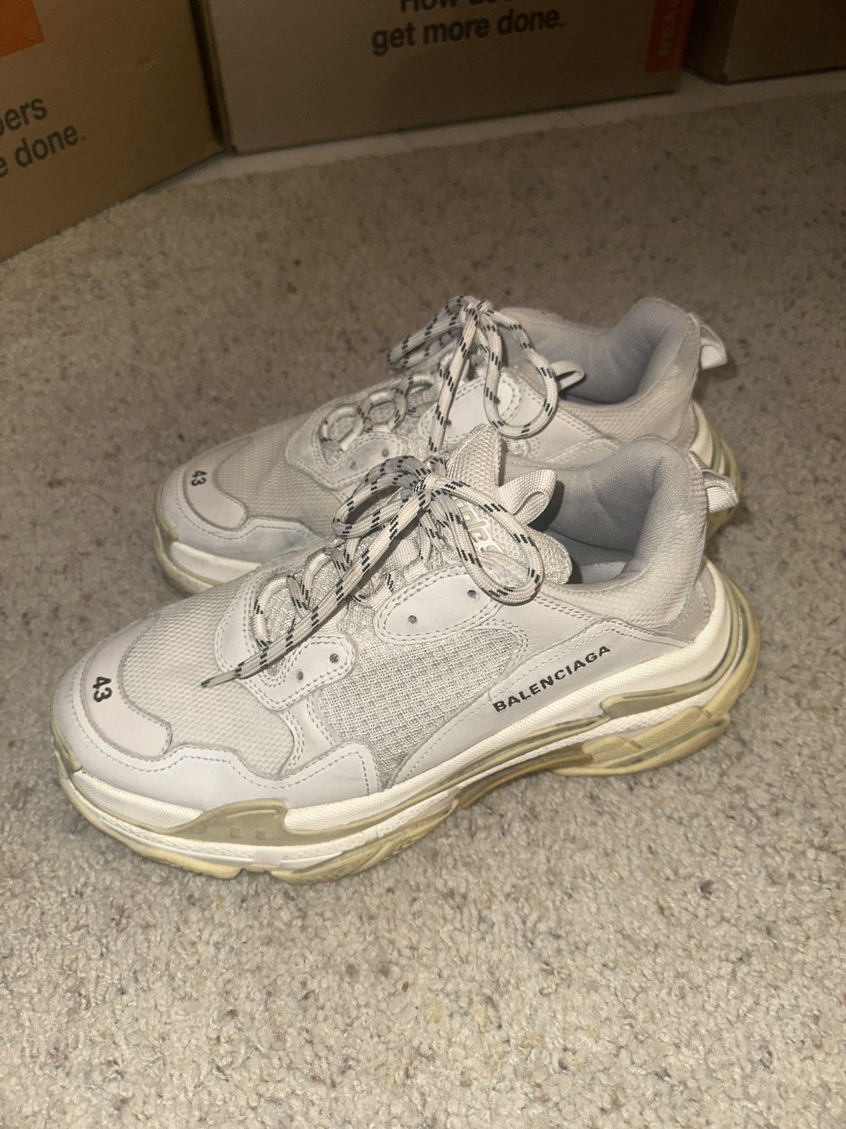 Balenciaga Balenciaga triple S sneaker Size US 10 / EU 43 - 1 Thumbnail