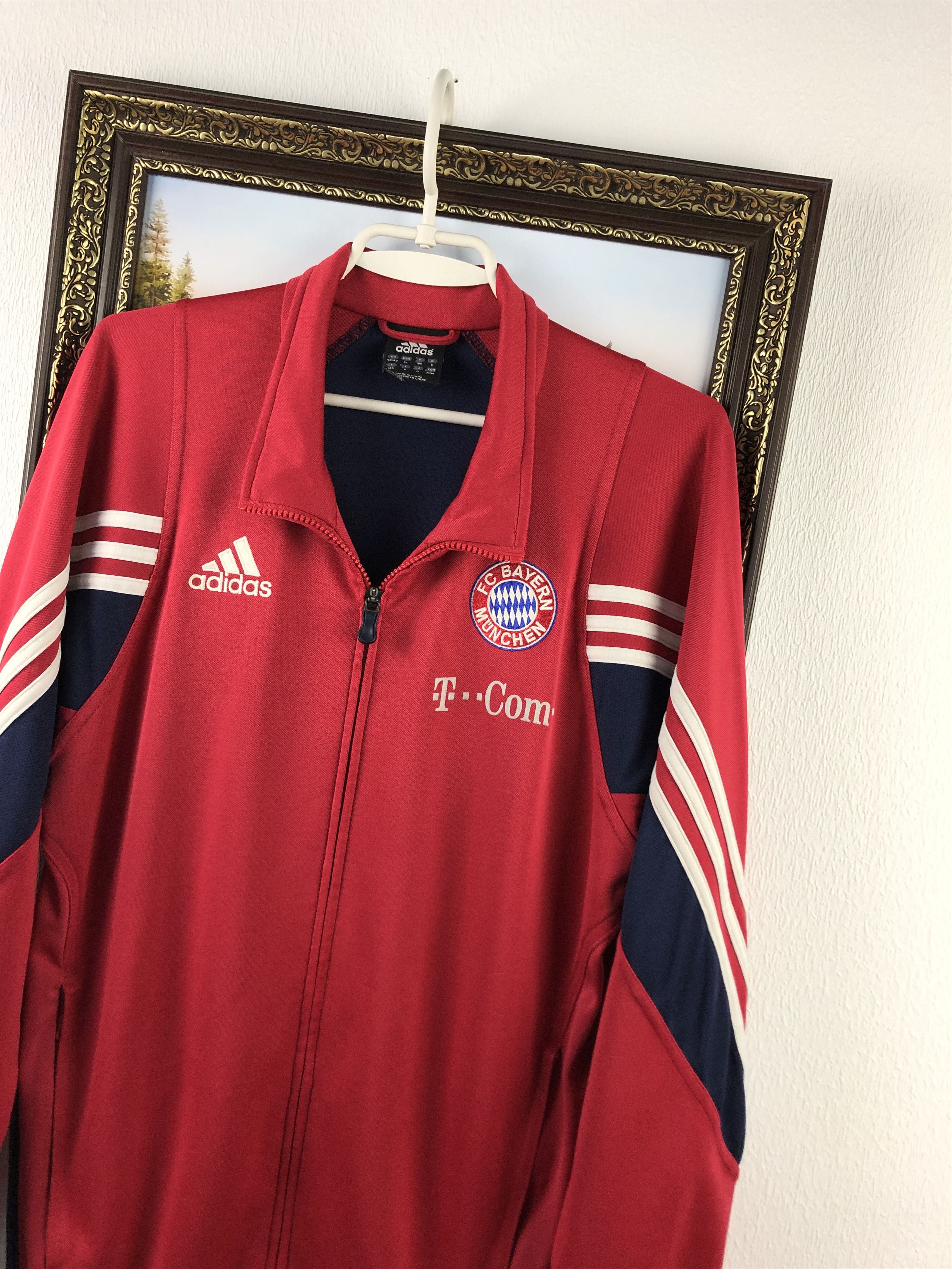 Adidas Vintage Adidas Bayern Munich Football Jacket Soccer Track Size US M / EU 48-50 / 2 - 4 Thumbnail