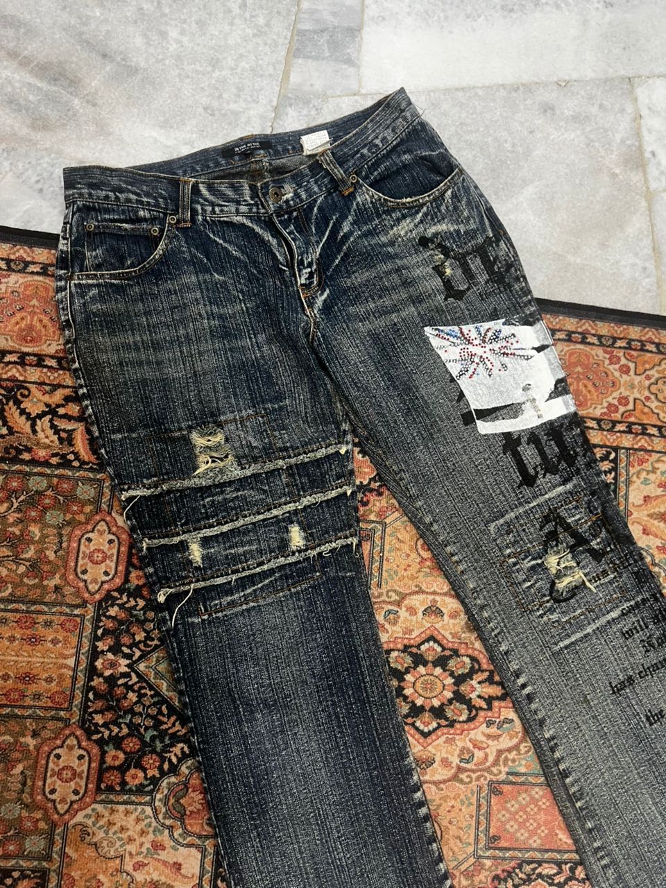 Hysteric Glamour × In The Attic Japanese Brand In the Attic Punk Design Size US 33 - 3 Thumbnail
