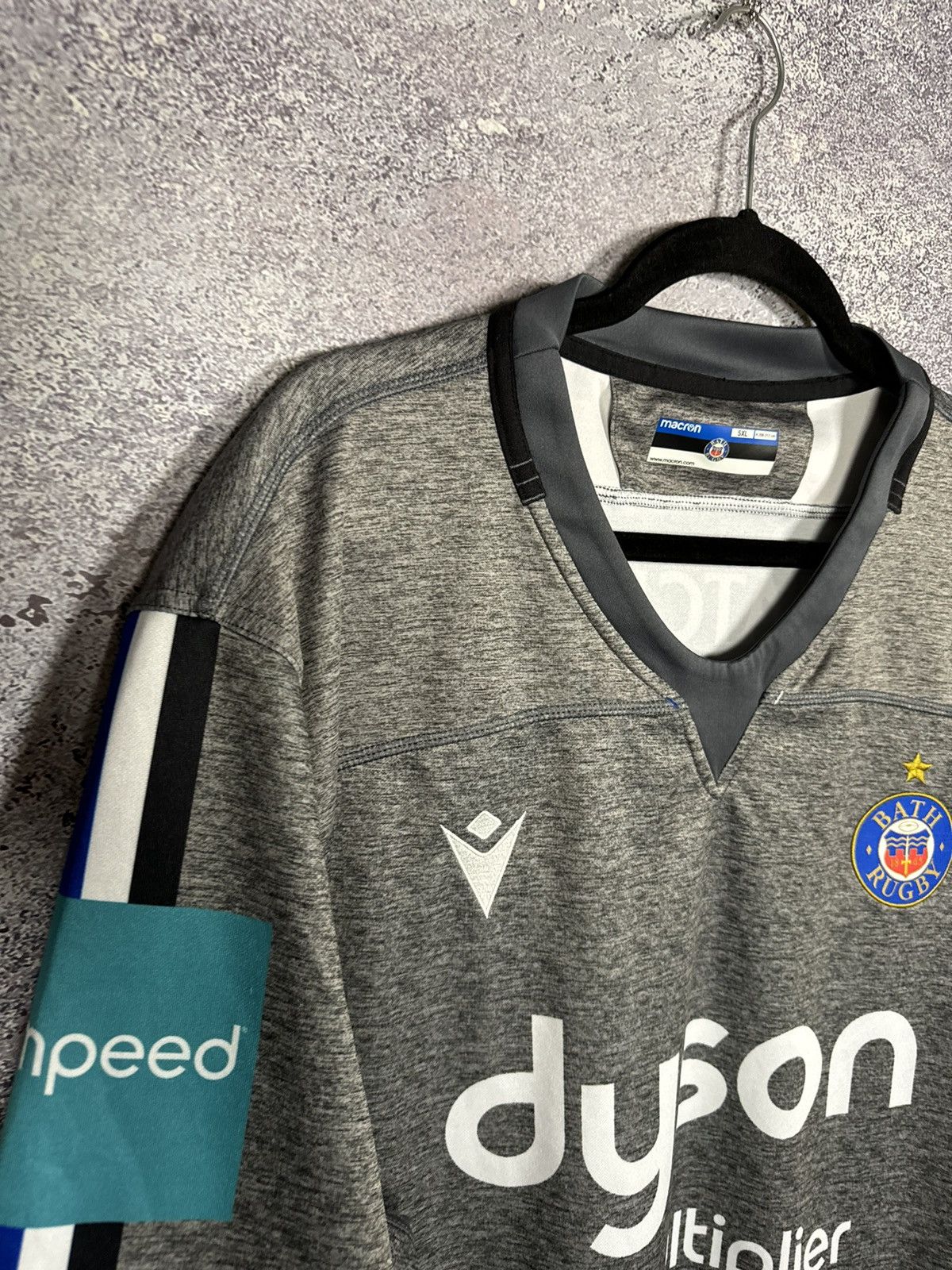 Macron Bath Rugby Union Away Shirt 2022/23 Macron 5XL size Jersey Size US XXL / EU 58 / 5 - 6 Thumbnail