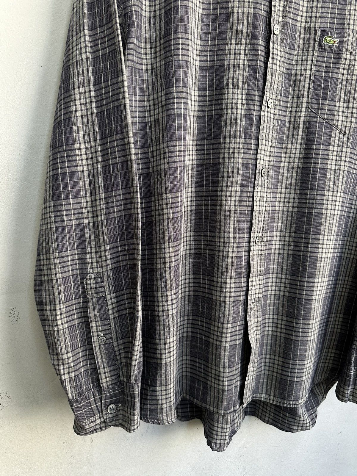 Lacoste Vintage Shirt y2k Lacoste Nova check Japanese Avantgarde Size US L / EU 52-54 / 3 - 5 Thumbnail
