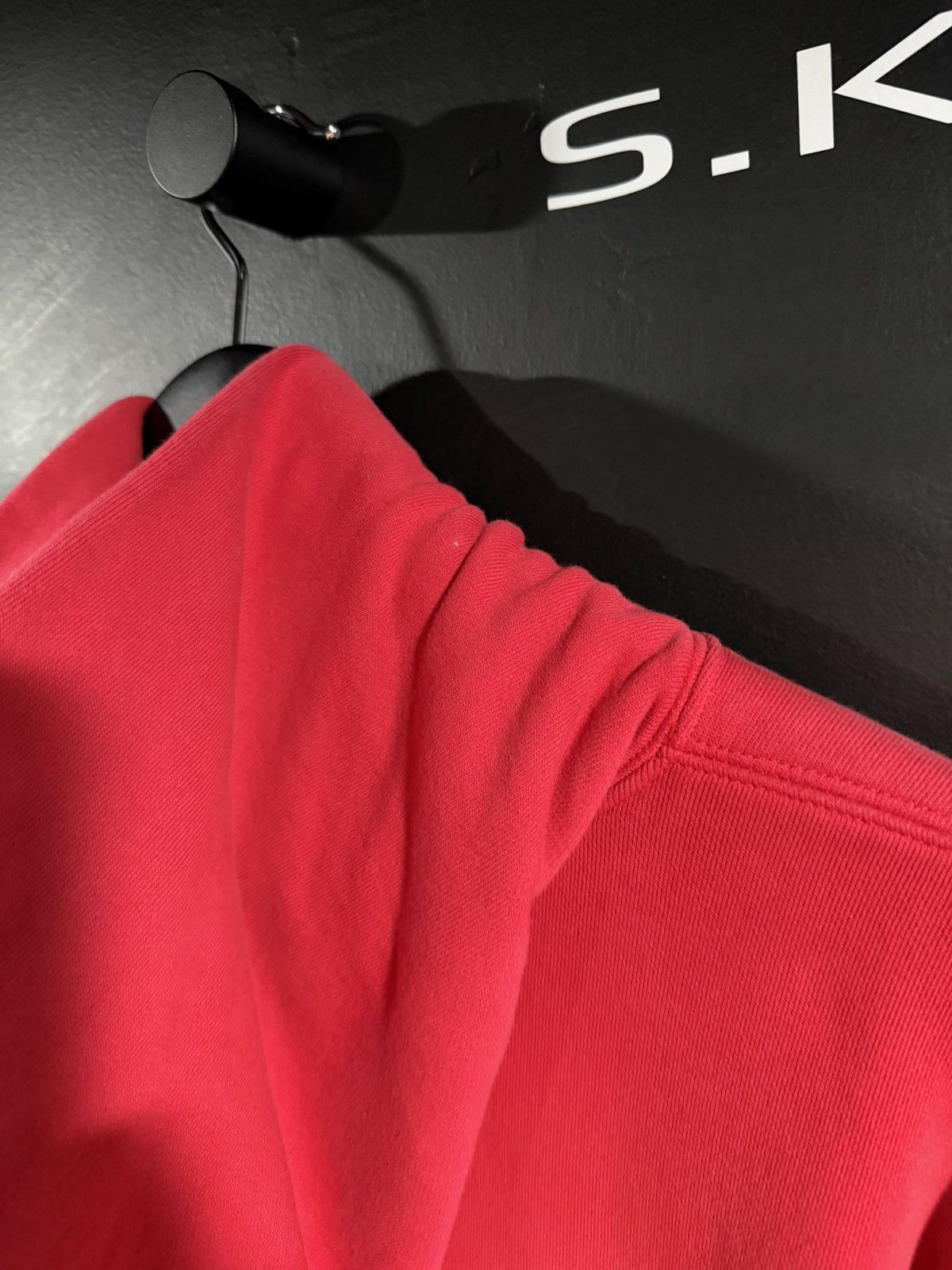 Gap × Yeezy Yeezy Gap Kanye West Ye Red Double Layered Perfect Hoodie M Size US M / EU 48-50 / 2 - 6 Thumbnail