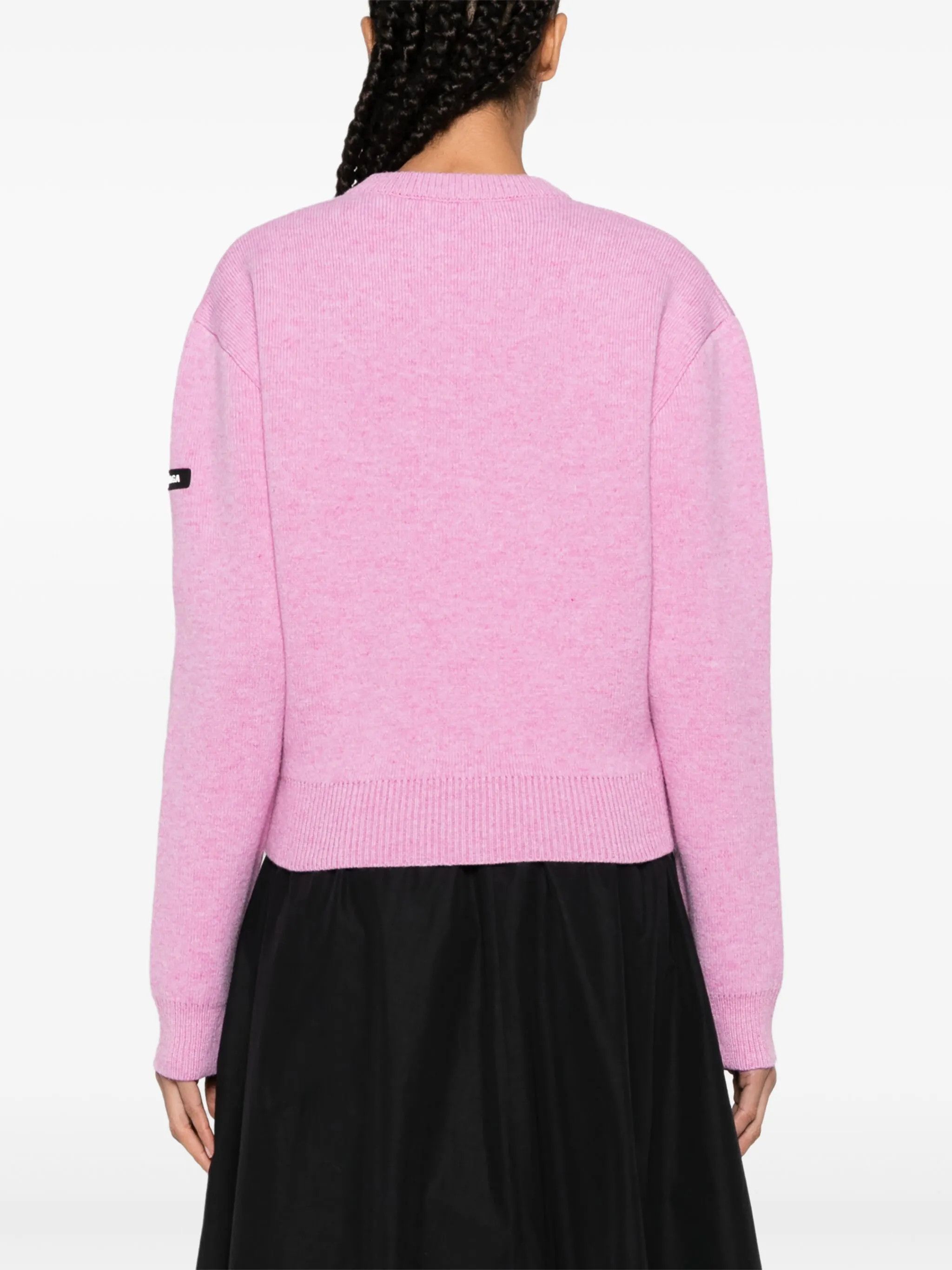 Balenciaga o1y0625 Sweater in Pink Size L / US 10 / IT 46 - 4 Thumbnail