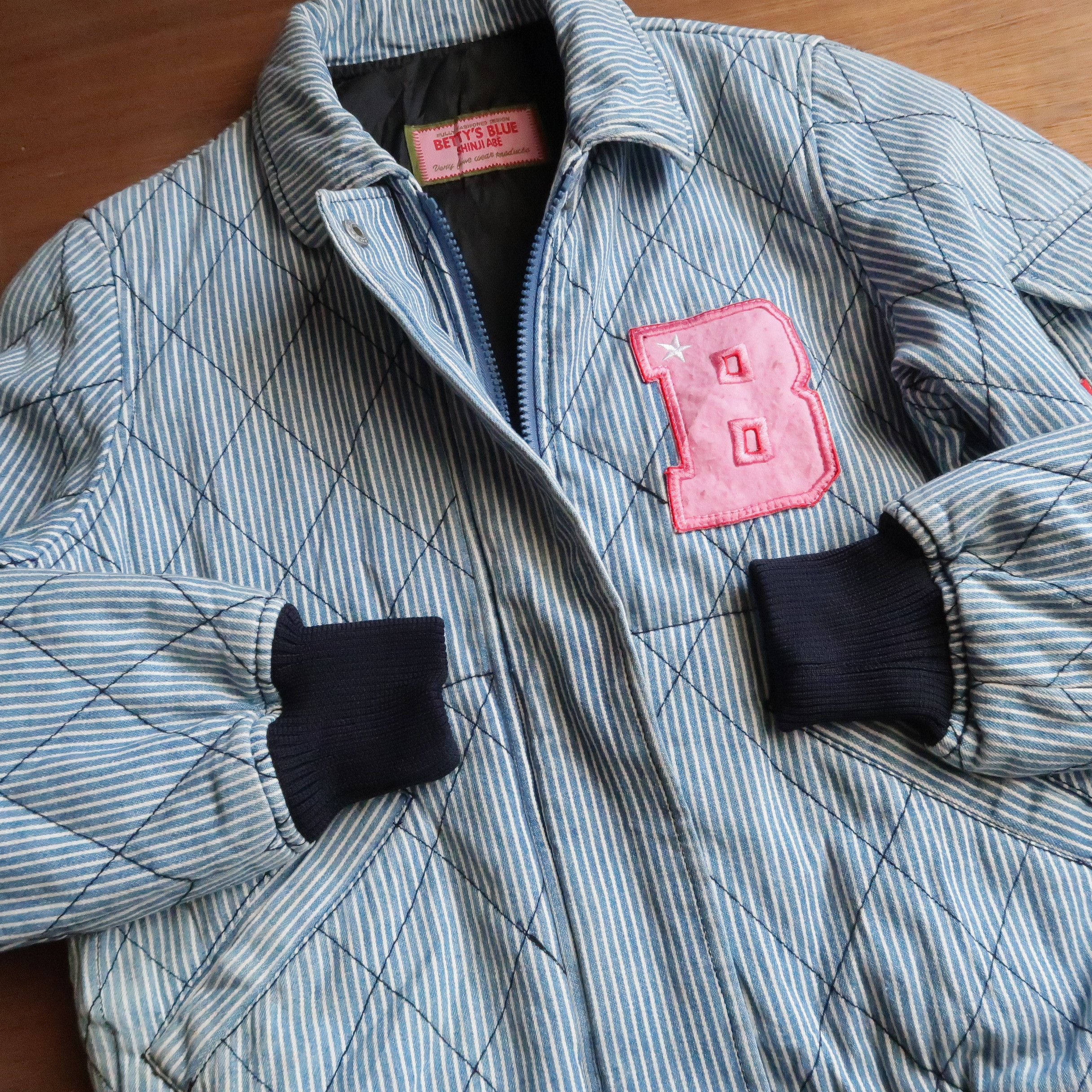 Japanese Brand 1990s Bettys Blue Japan Baseball Wabash Jacket Size US S / EU 44-46 / 1 - 11 Thumbnail