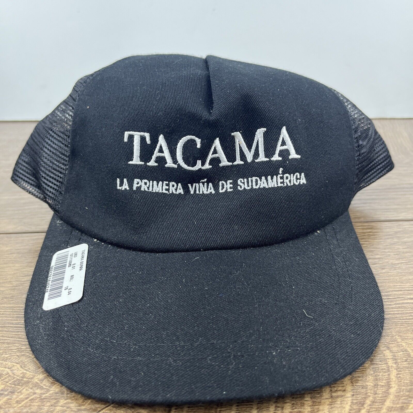 Other Tacama Hat La Primera Vina De Sudamerica Black Hat Adjustabl Size ONE SIZE - 3 Thumbnail