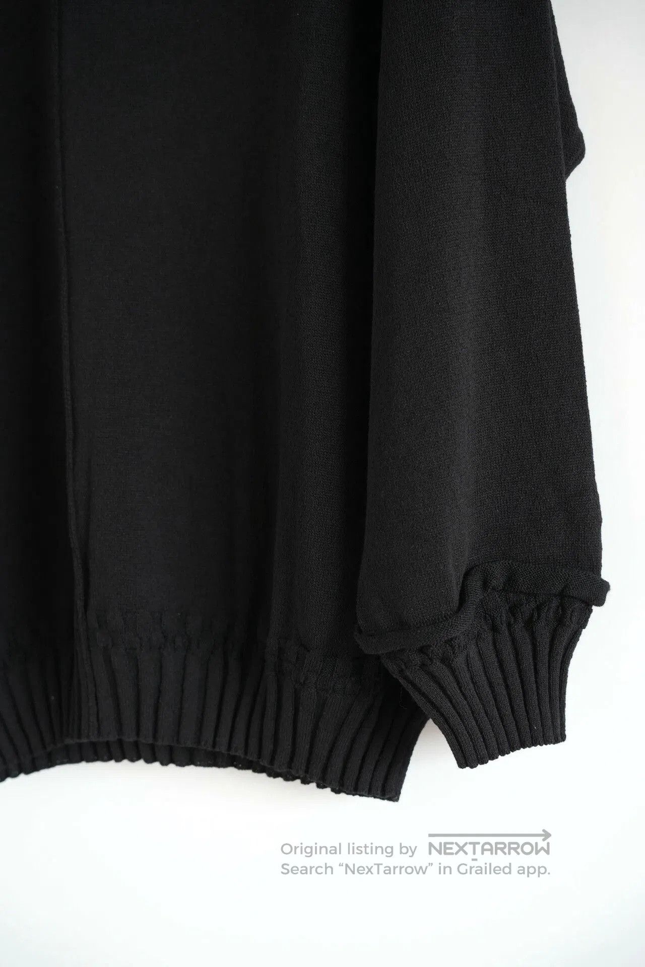 Yohji Yamamoto black oversized knit sweater by yohji yamamoto. Size US L / EU 52-54 / 3 - 5 Thumbnail