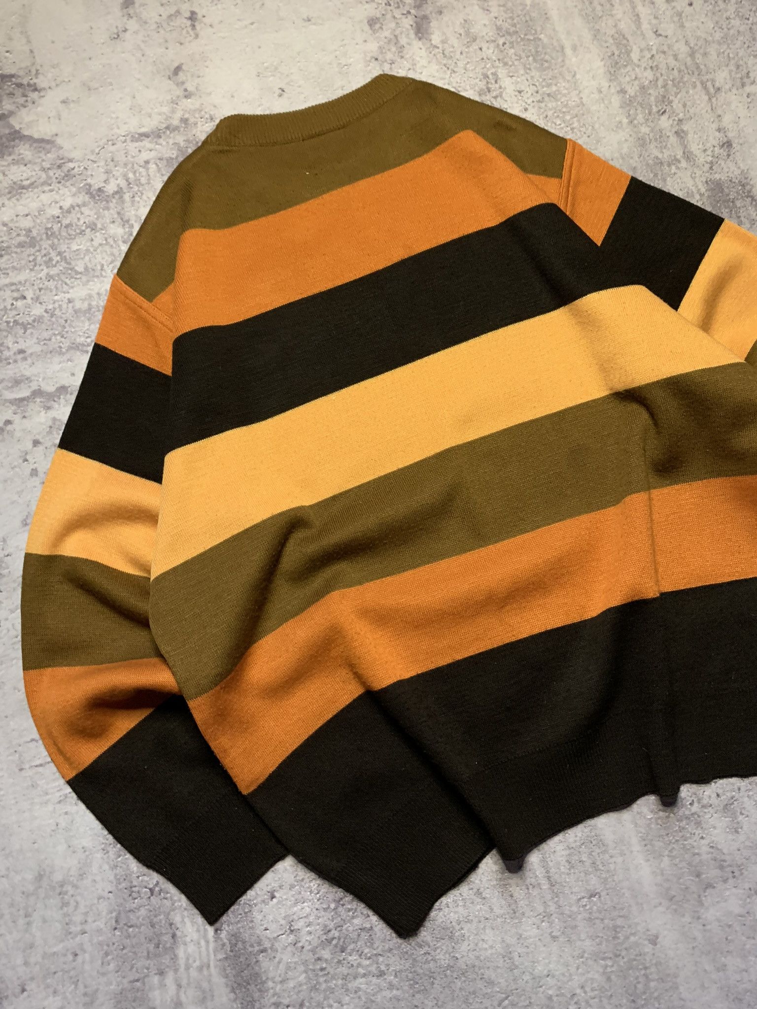 Lacoste Vintage Lacoste Striped Knit Sweater Size US L / EU 52-54 / 3 - 9 Thumbnail