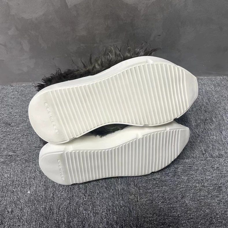 Rick Owens Rick Owens's latest horsehair tank-sole large Converse shoe Size US 9.5 / EU 42-43 - 6 Thumbnail