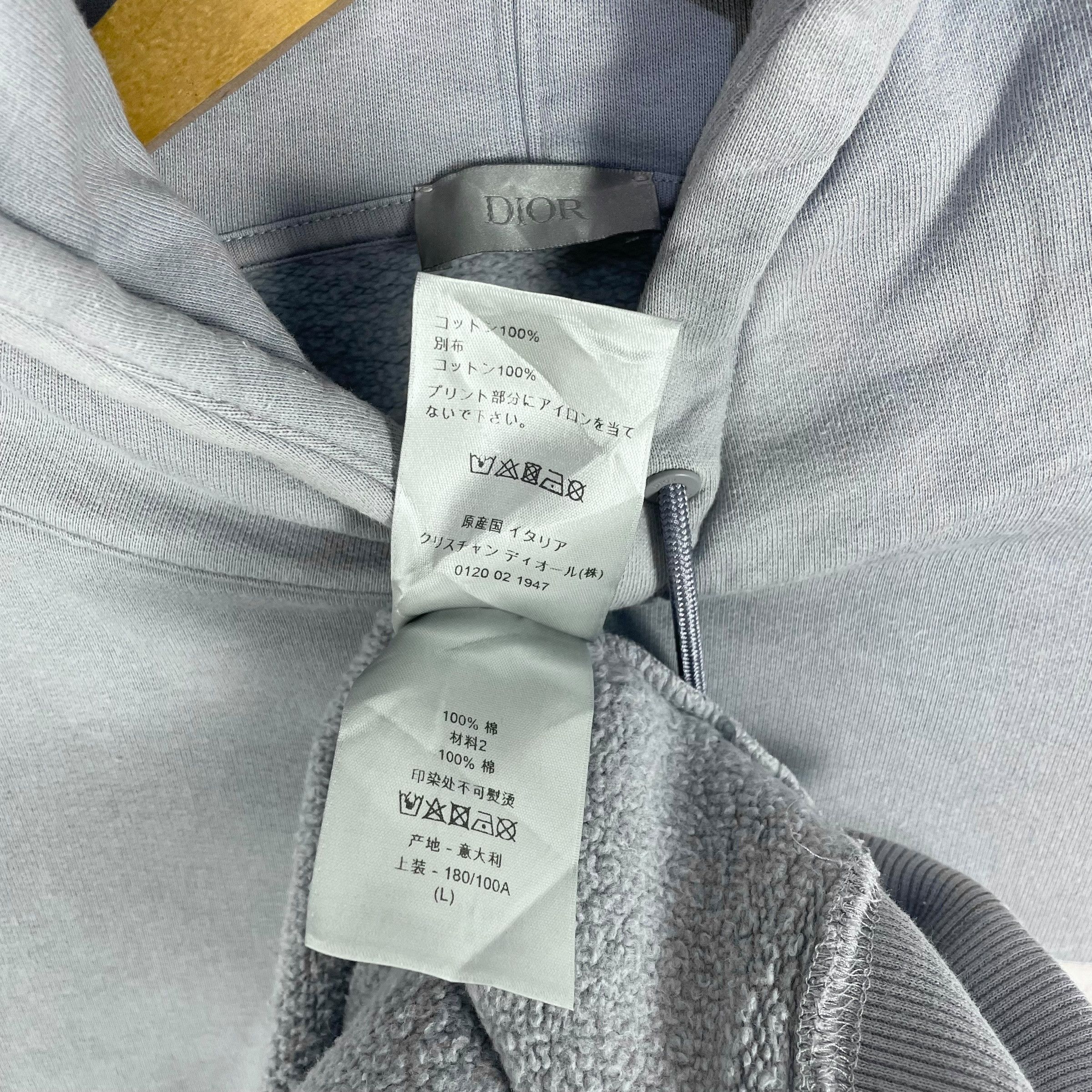 Daniel Arsham × Dior Dior X Daniel Arsham SS20 Hooded Sweatshirt Size US L / EU 52-54 / 3 - 11 Thumbnail