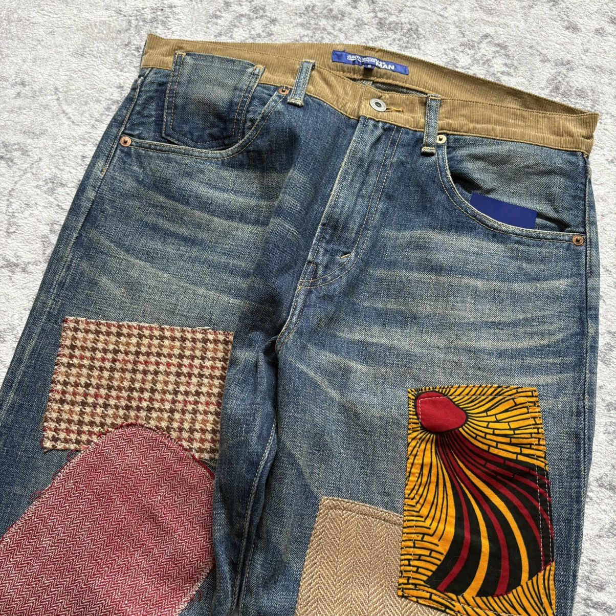 Junya Watanabe Junya Watanabe AD2015 Patchwork Selvedge Denim Jeans | S Size US 33 - 4 Thumbnail