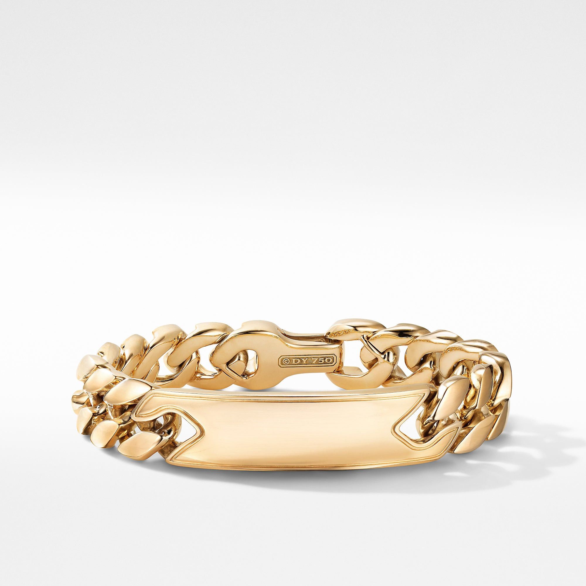 David Yurman o1w1db10325 Size:OS/Curb Chain Id Bracelet in Golden Size ONE SIZE - 1 Thumbnail
