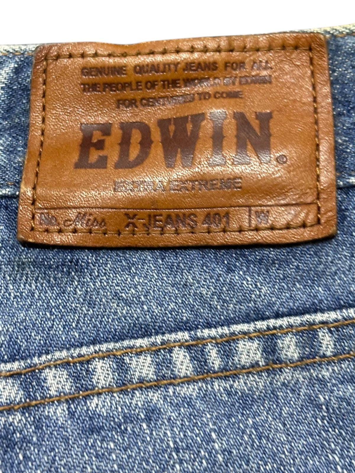 Edwin Vintage Edwin Miss X-Jeans 401 Flare Bootcut Denim Size US 28 / EU 44 - 7 Thumbnail