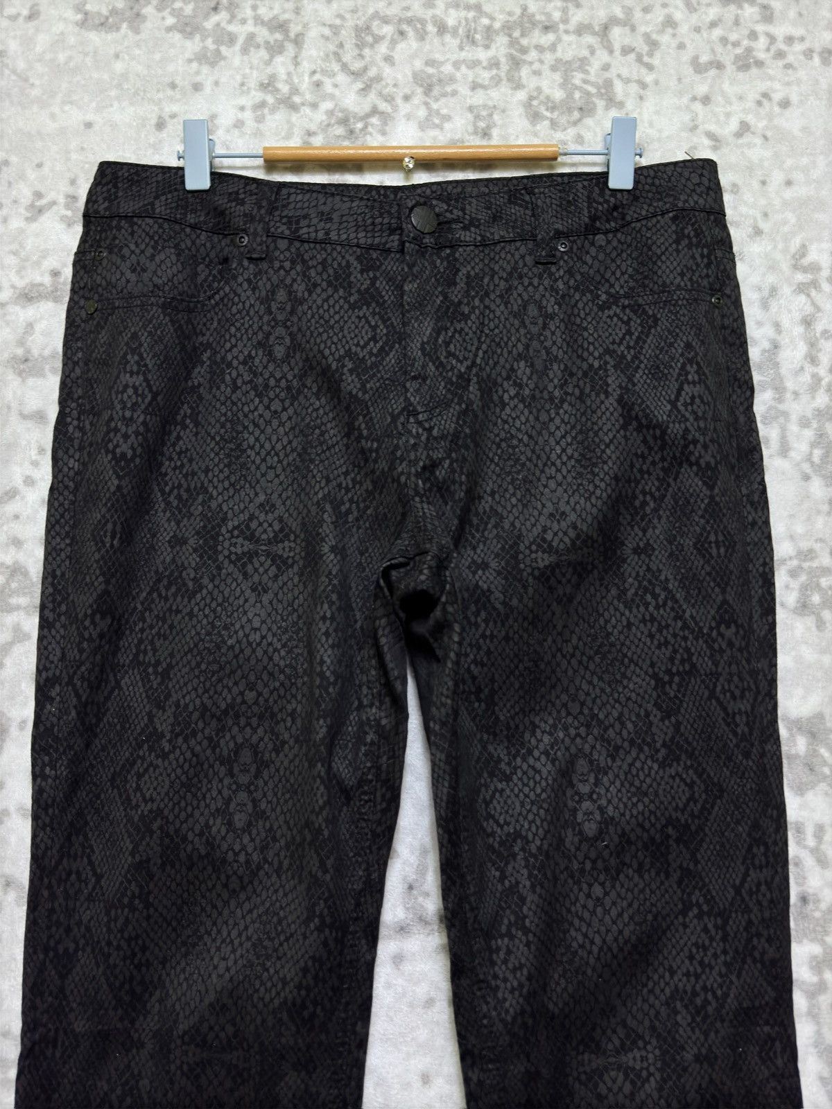 Hysteric Glamour Y2K Liverpool Jeans Company Snakeskin Inspired “Let It Be” Size US 33 - 3 Thumbnail