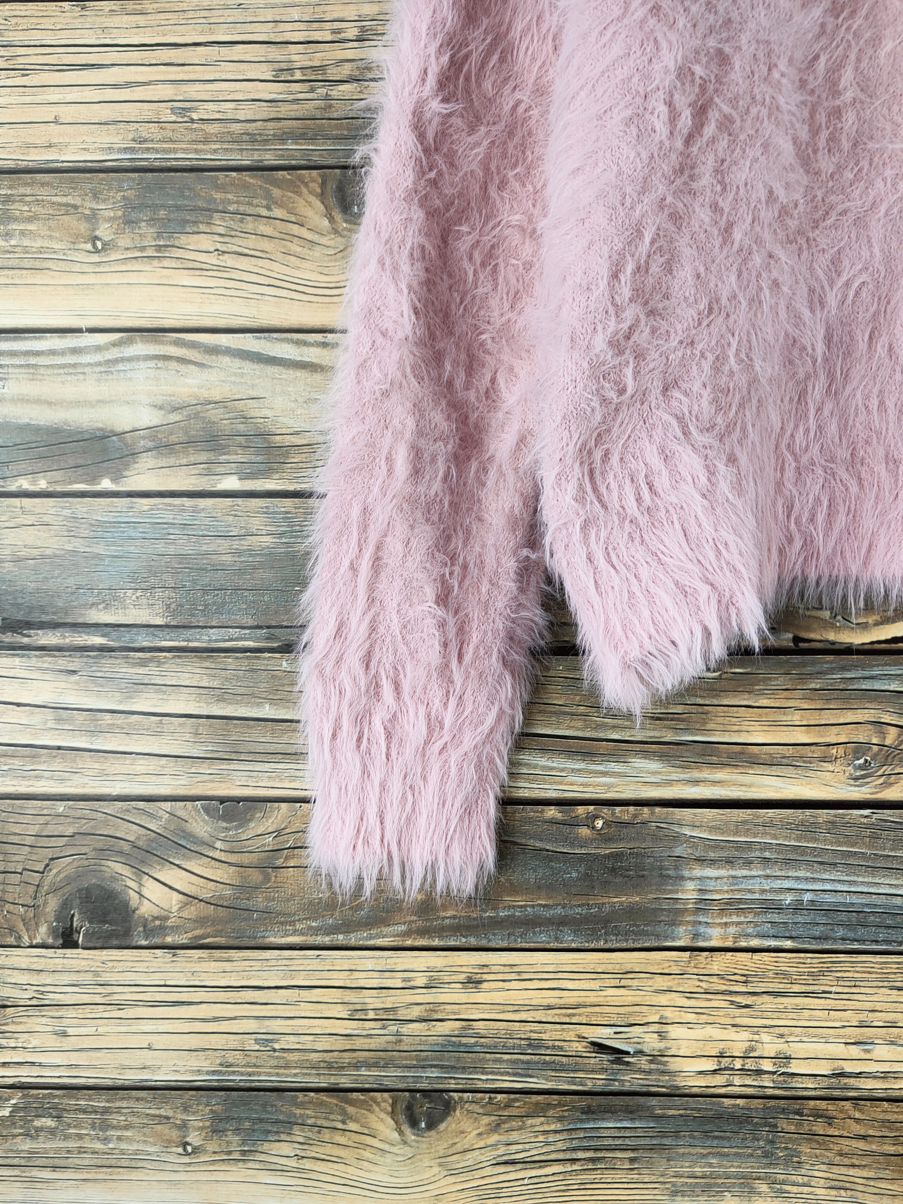 Japanese Brand DL Browny Standard Pink Fur Mohair Knitwear #46-1010 Size M / US 6-8 / IT 42-44 - 4 Thumbnail