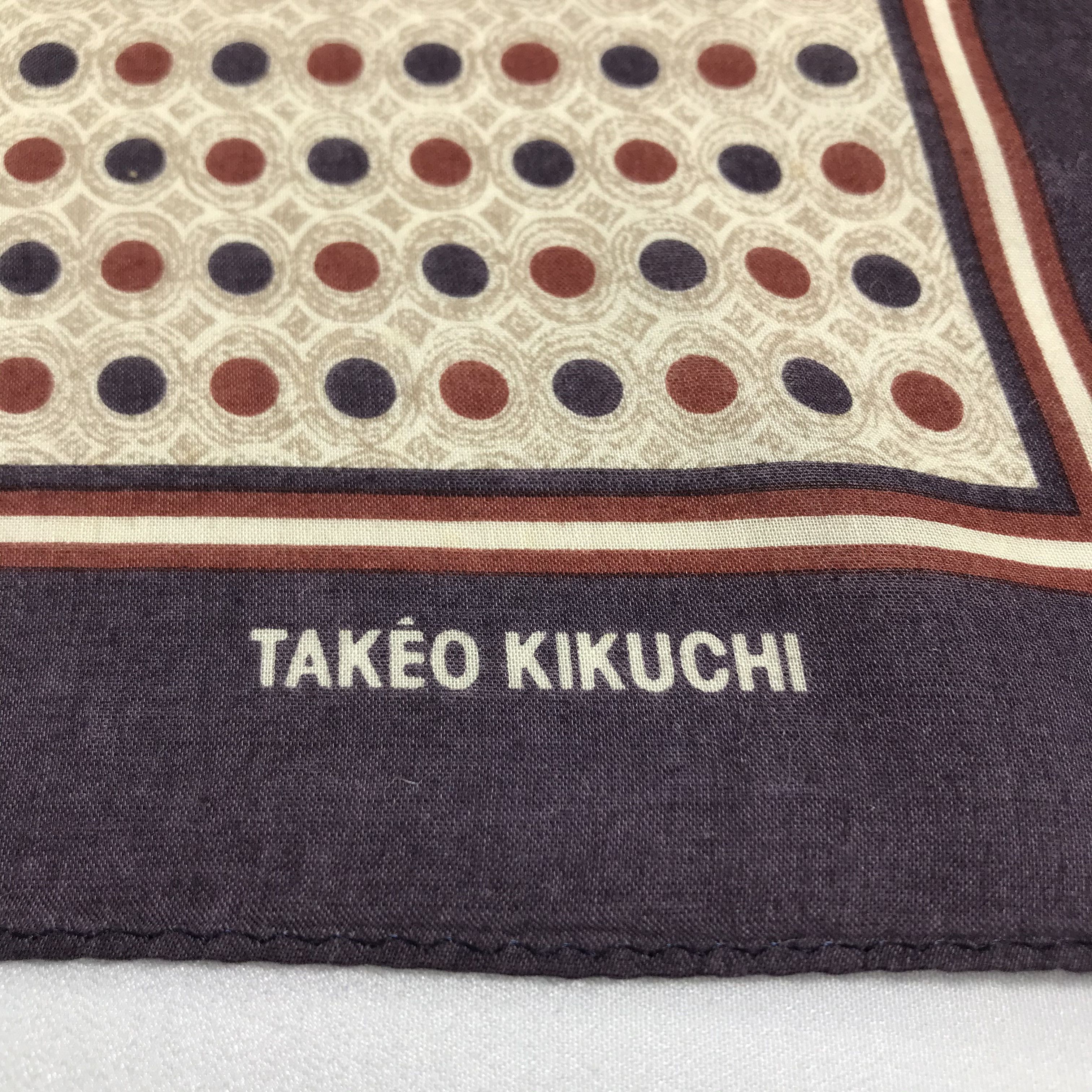 Japanese Brand × Takeo Kikuchi × Vintage Takeo Kikuchi Handkerchief Neckerchief Bandana H1060 Size ONE SIZE - 3 Thumbnail