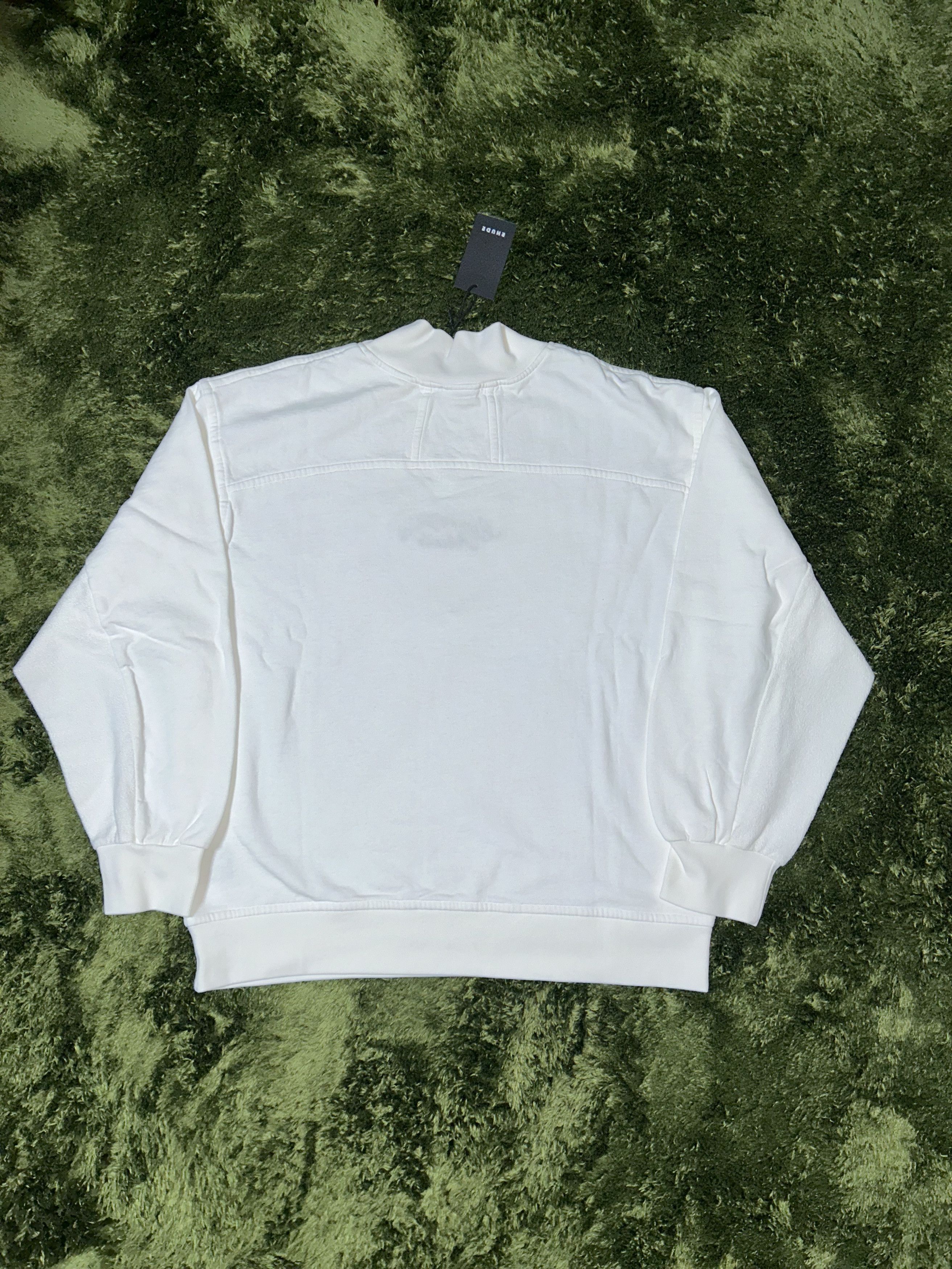 Rhude [L] rhude embroidery mock neck fleece sweatshirts top Size US L / EU 52-54 / 3 - 6 Thumbnail